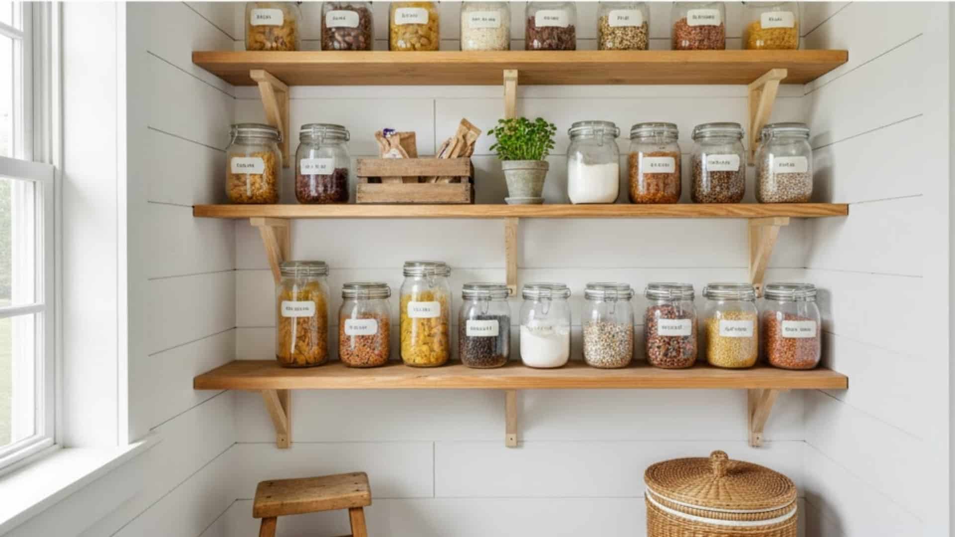 Farmhouse Pantry Storage Jars