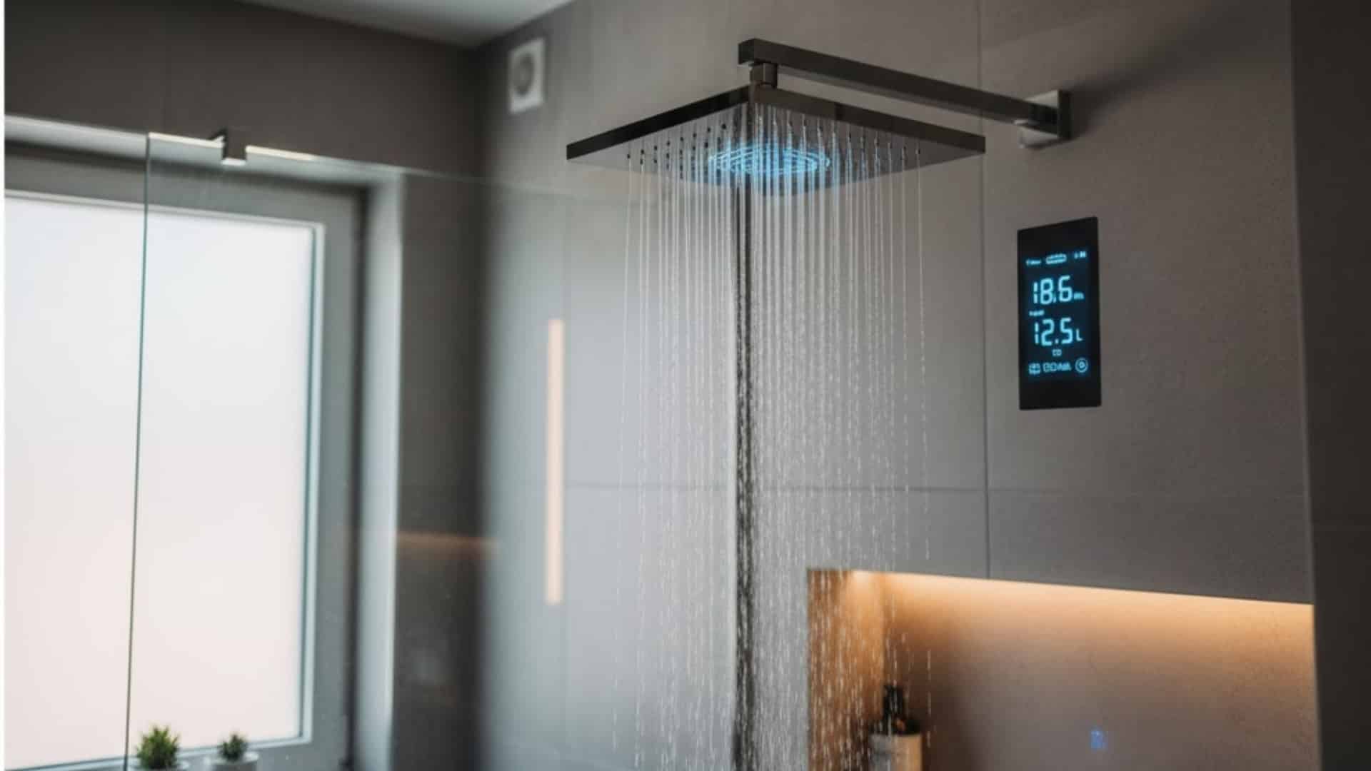 Intelligent Showerheads with Water Usage Tracking