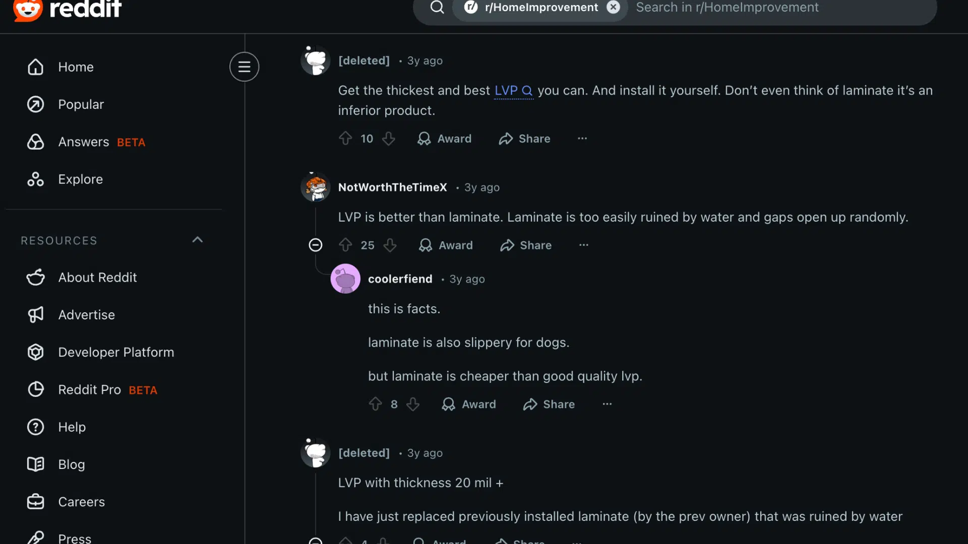 Real User Feedback on LVP and Laminate