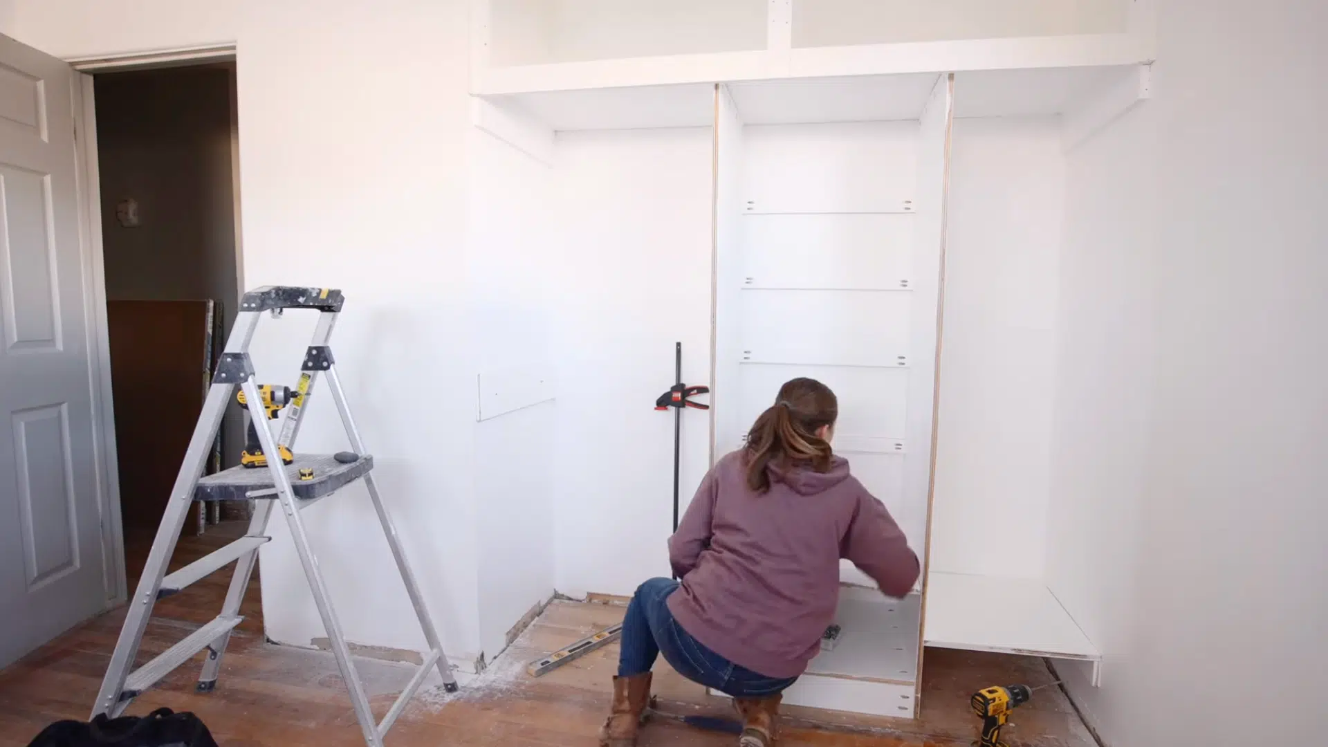 Step 10: Install the Closet Rod Brackets