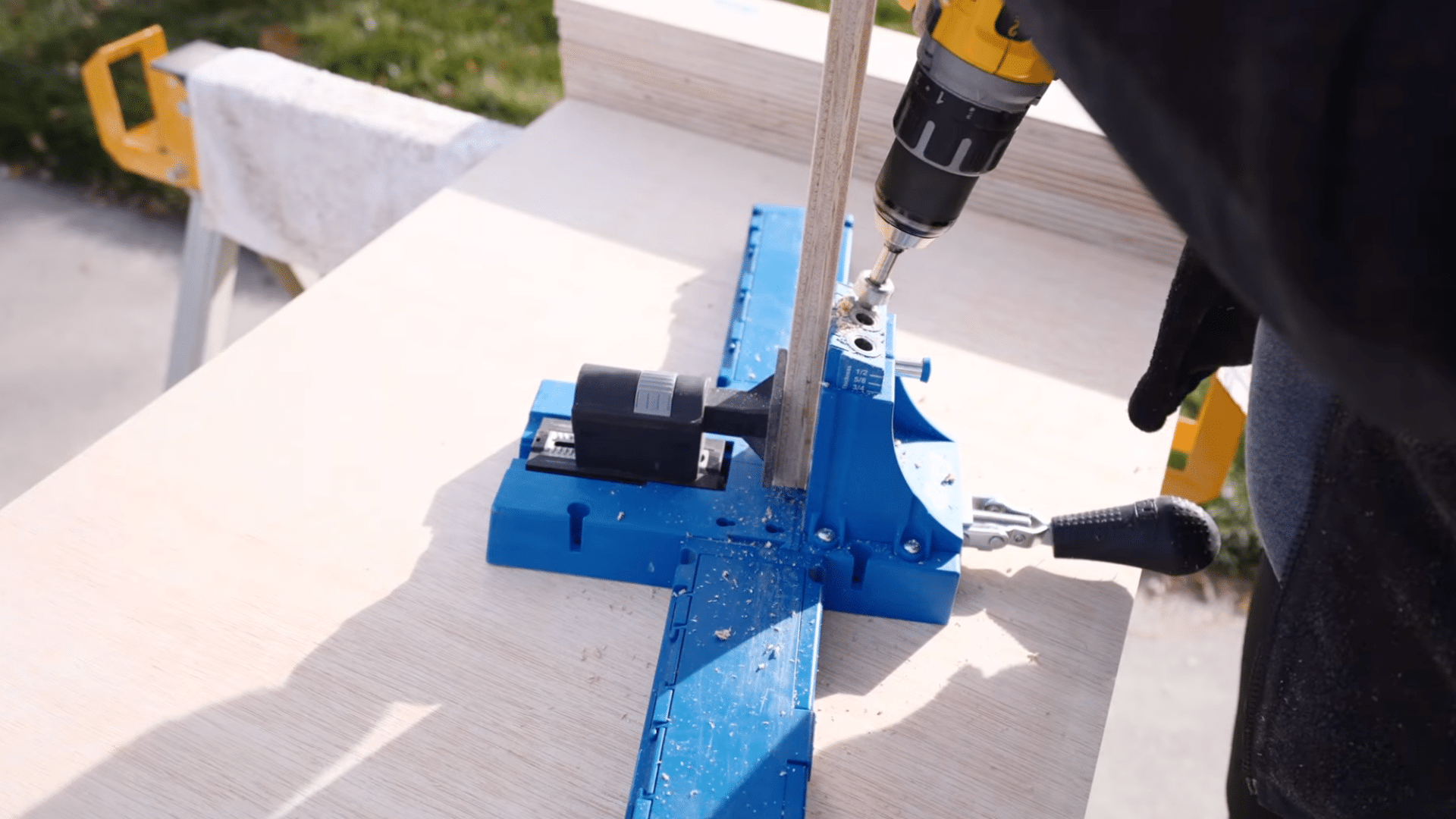 Step 3 Add Pocket Holes and Sand the Boards