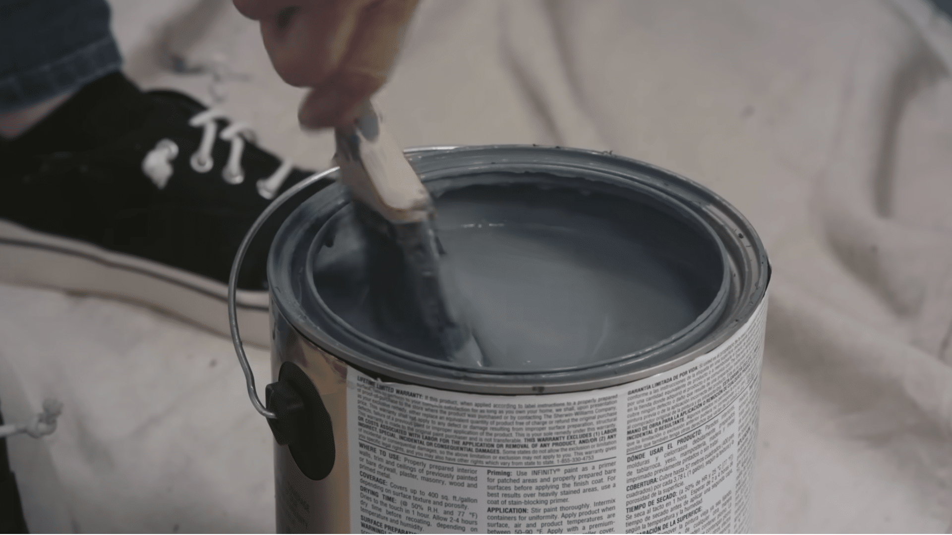 Step 6 Paint in Light Coats