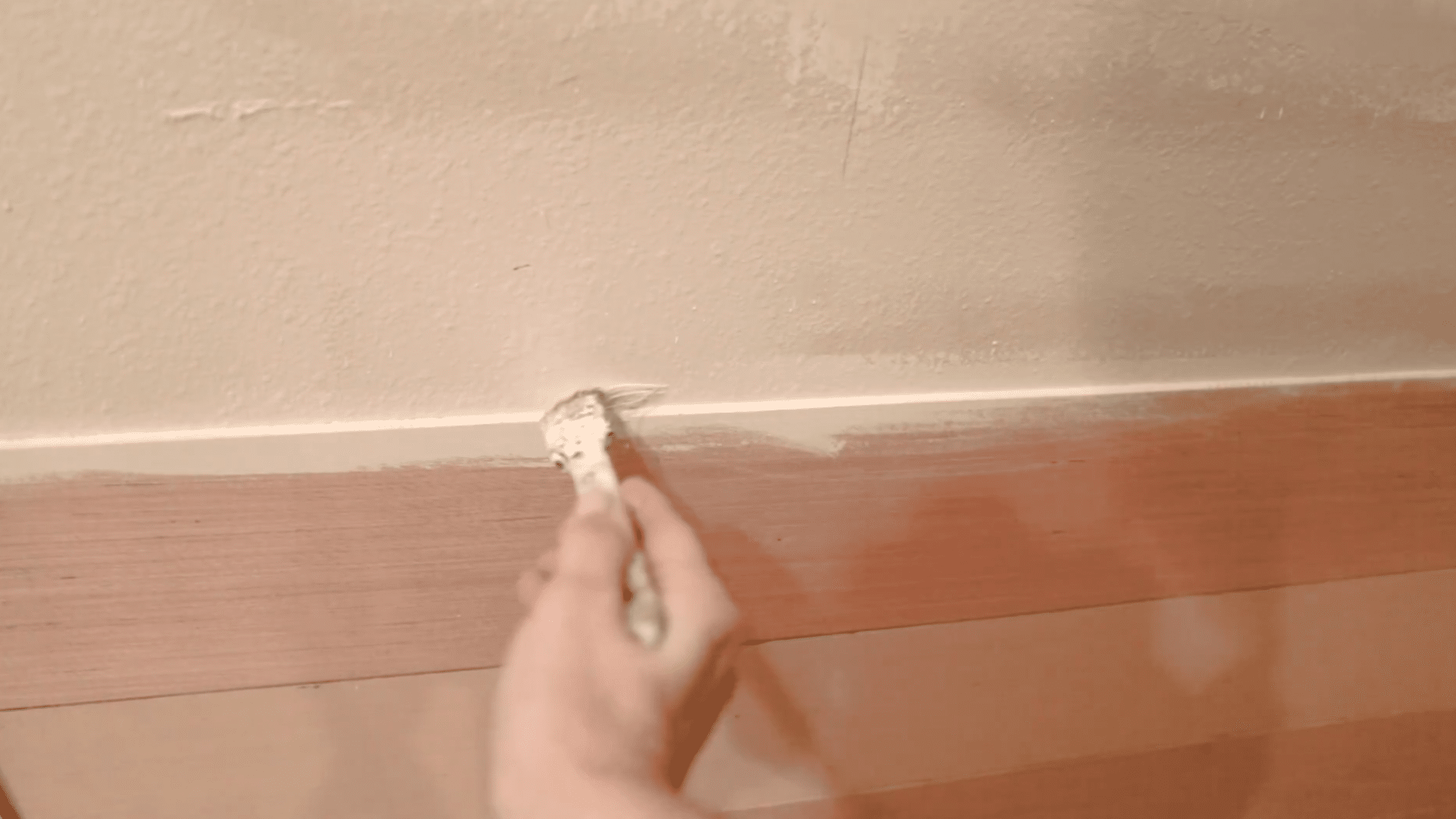 Step 7 Paint Between Gaps as You Go