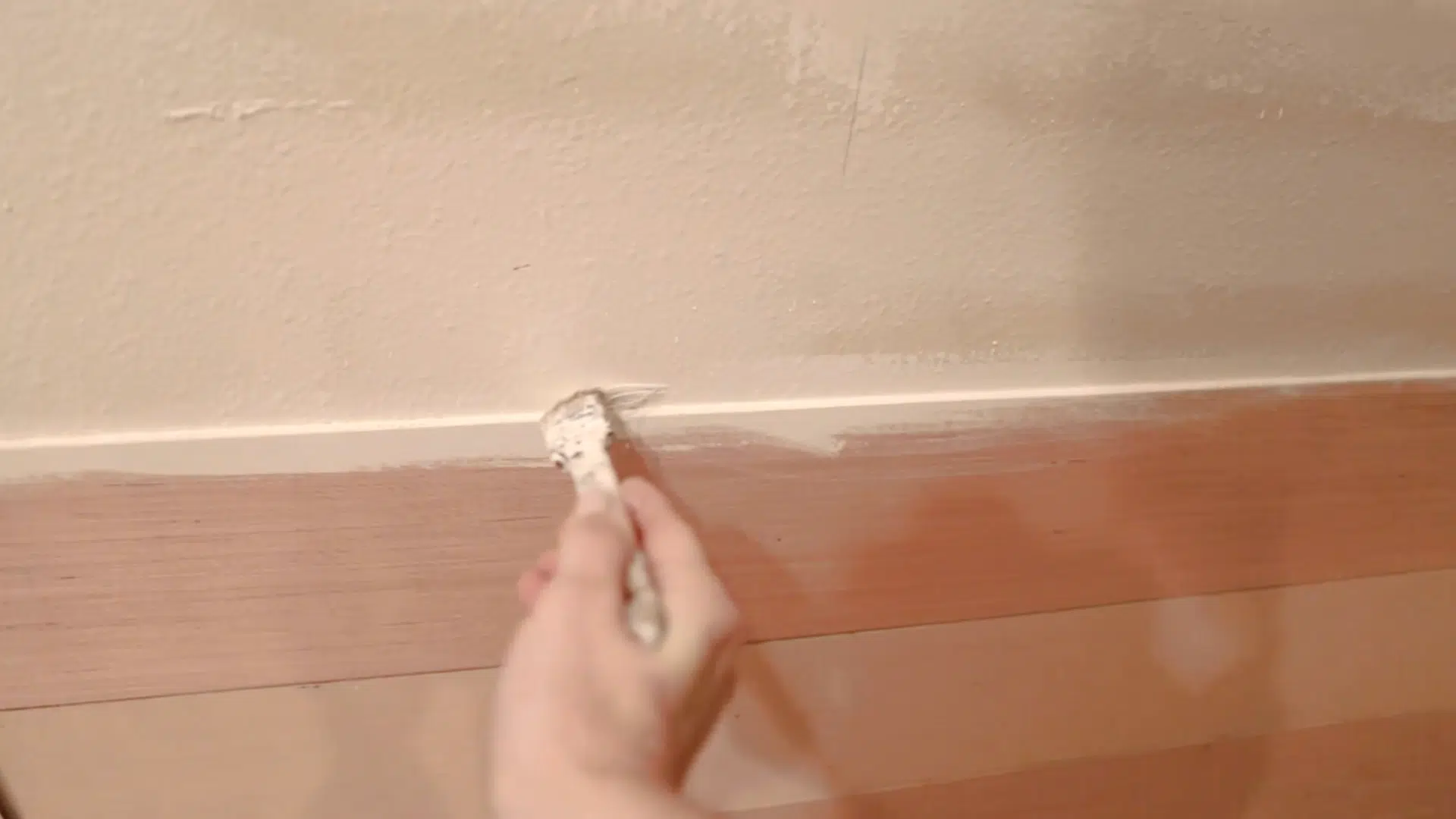 Step 7 Paint Between Gaps as You Go