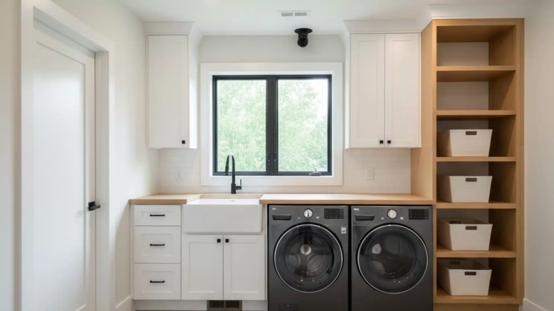 add or relocate laundry room