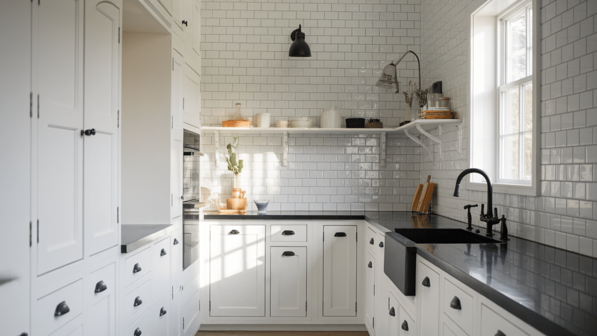 black and white modern farmhouse color scheme