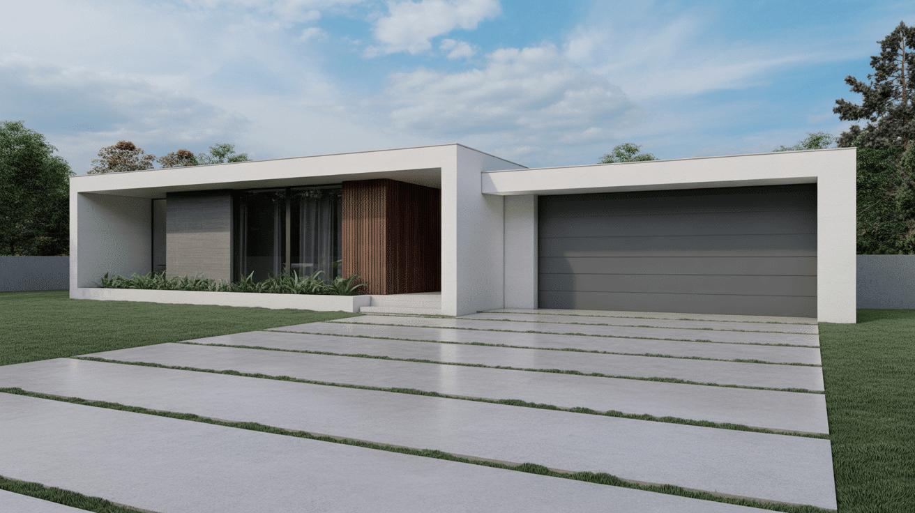 concrete slab driveways