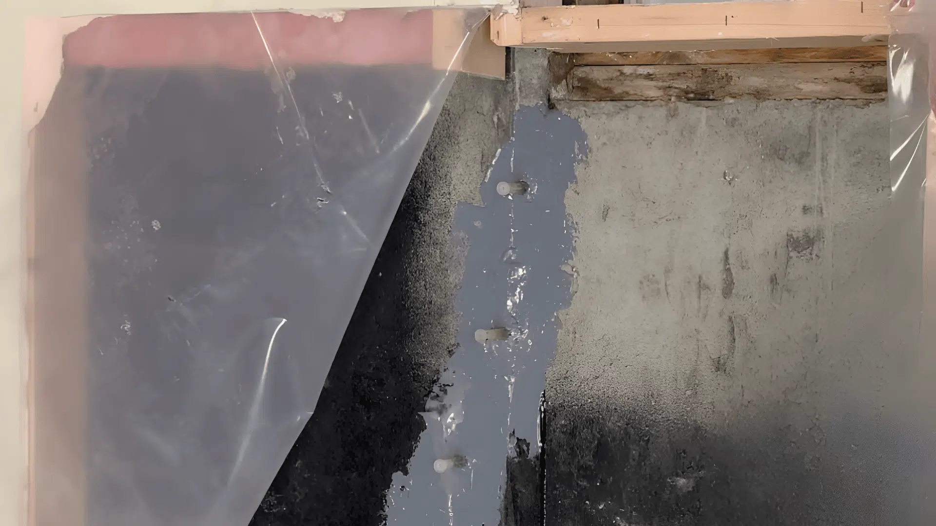 crumbling basement wall repair