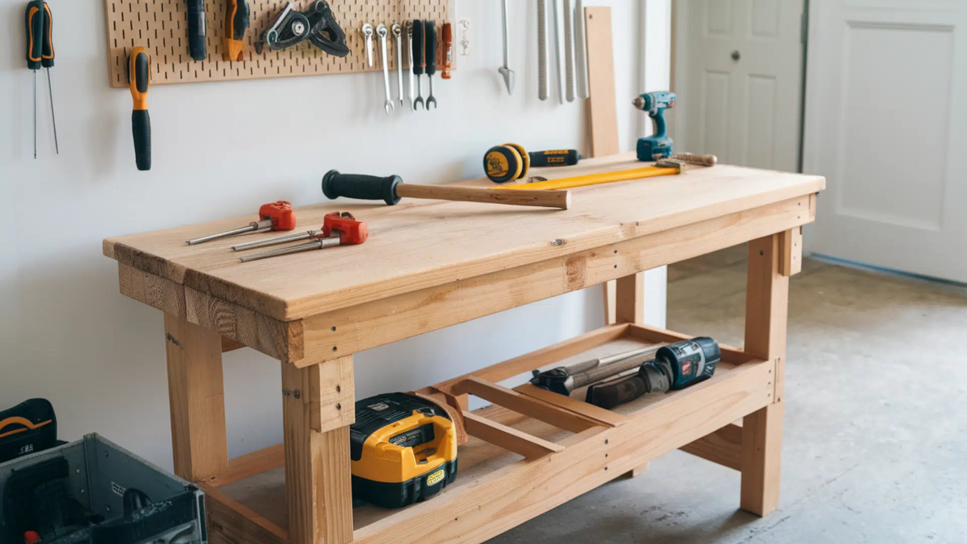 diy workbench plans featured image