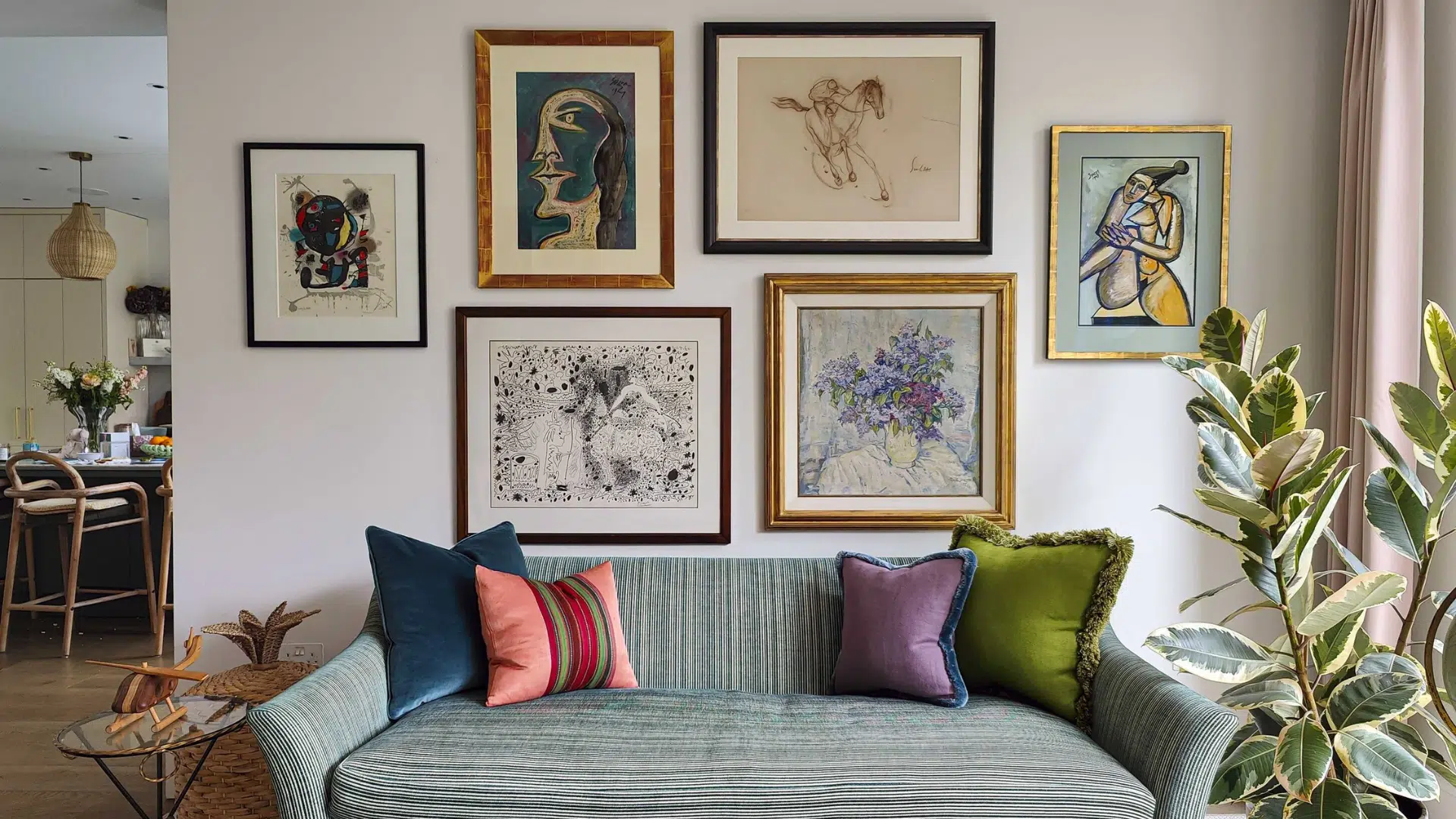 how high to hang pictures featured image