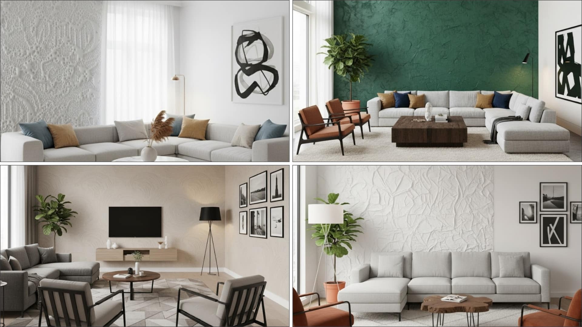 modern drywall texture types