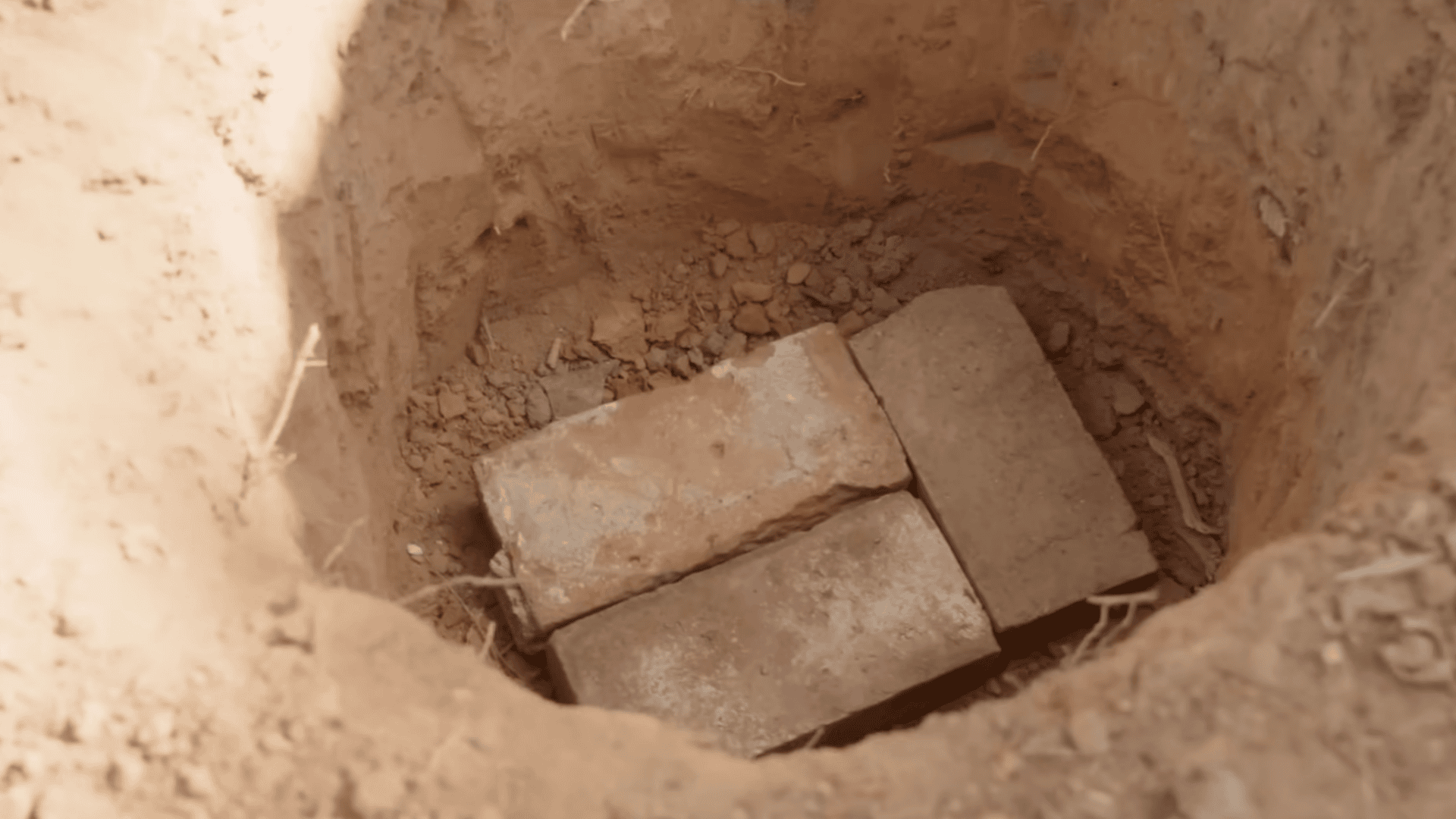 set posts on bricks blocks and brace them