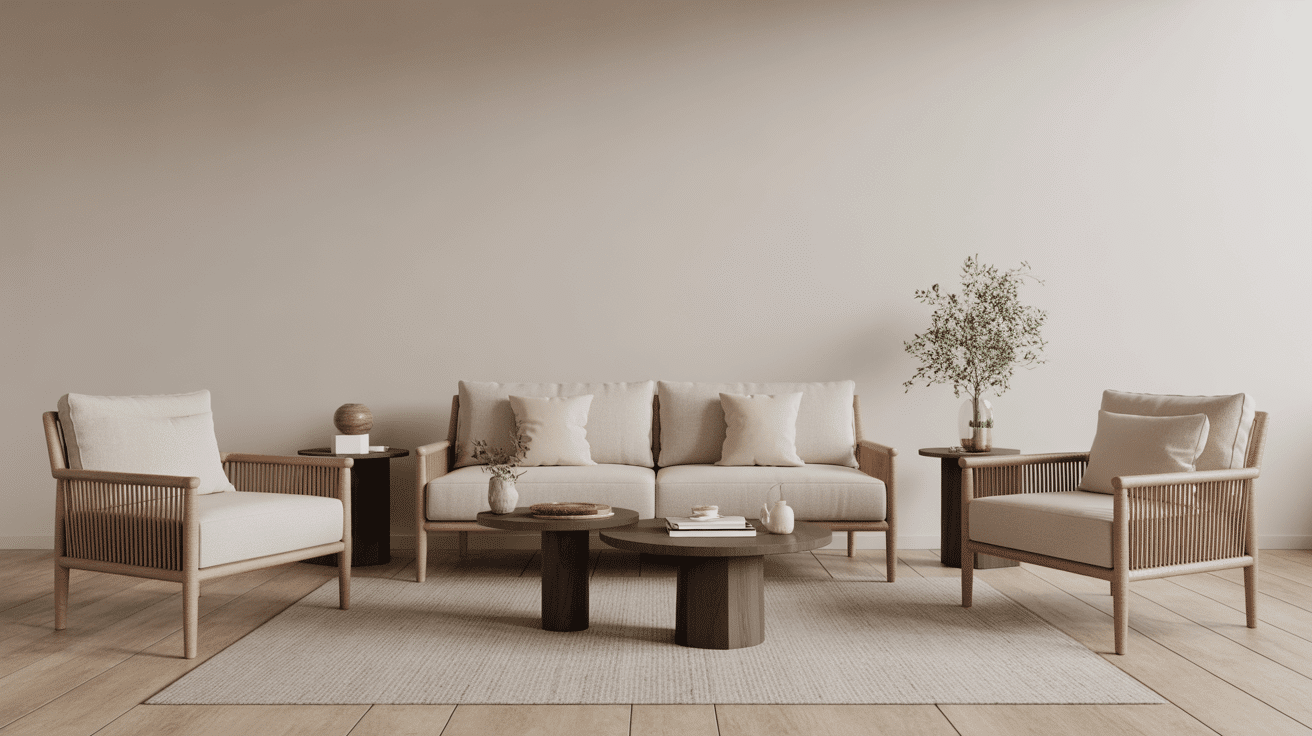 slim furniture for compact rooms