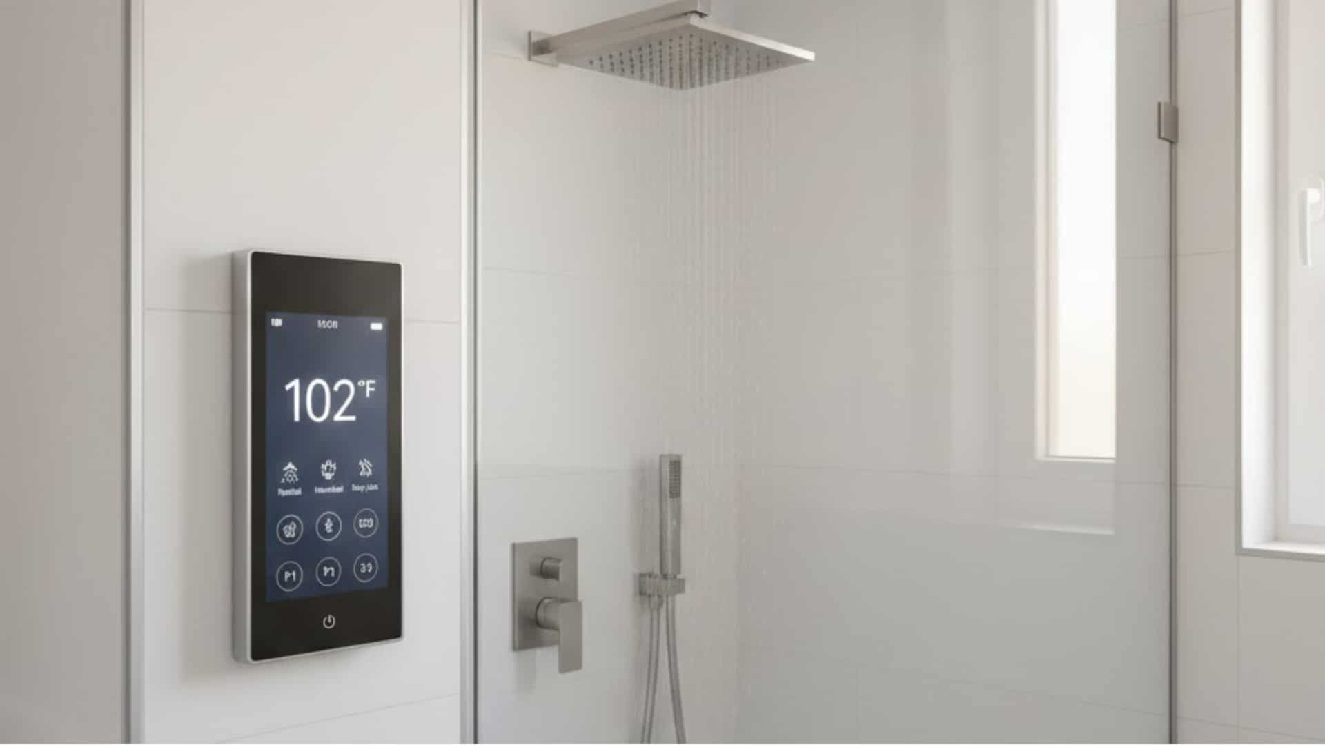 smart showers with digital controls and customization
