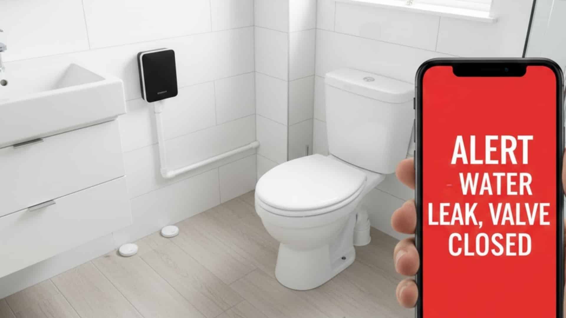 water leak detectors and automatic shutoff valves