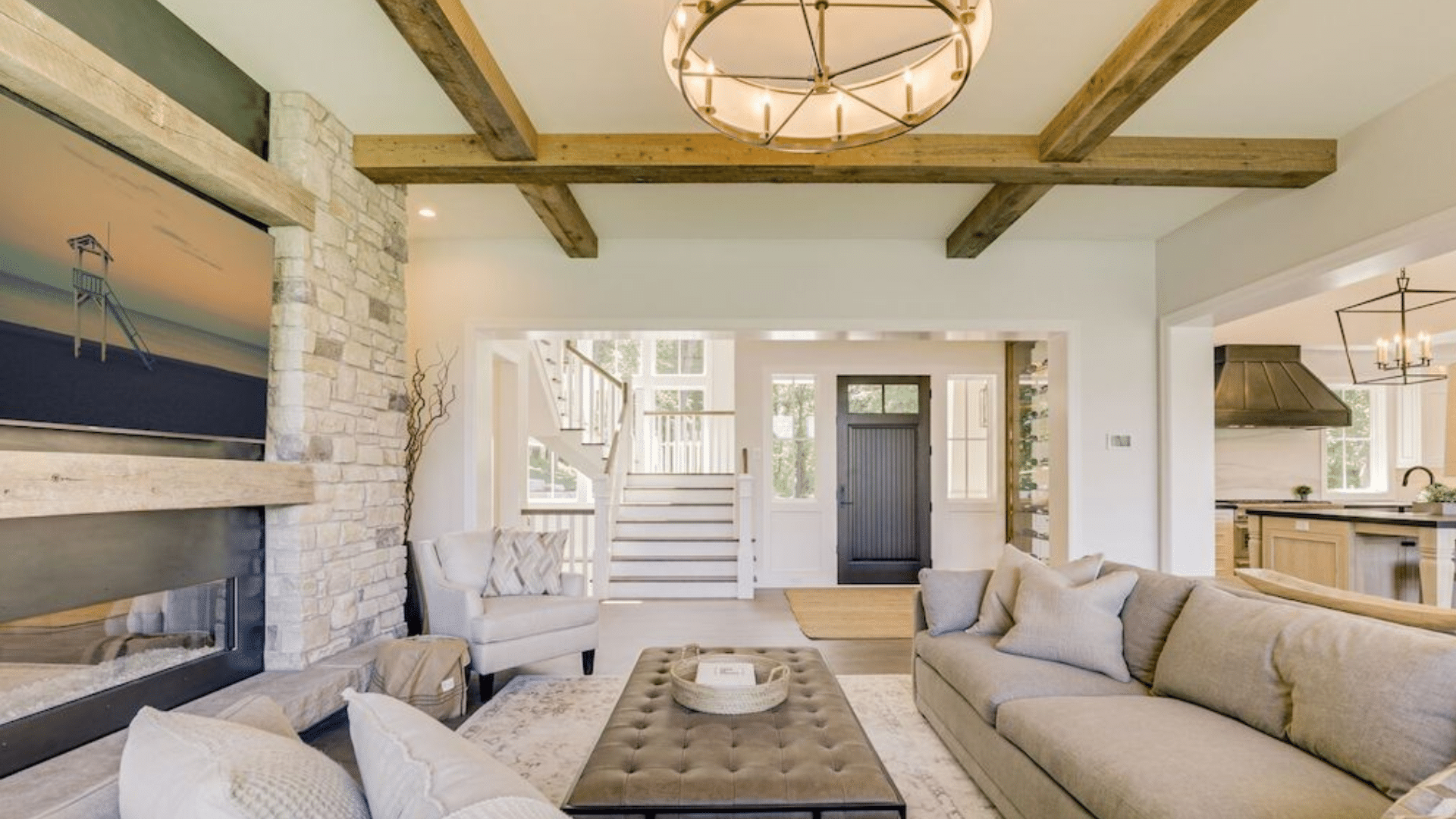 11. Reclaimed Wood Beams