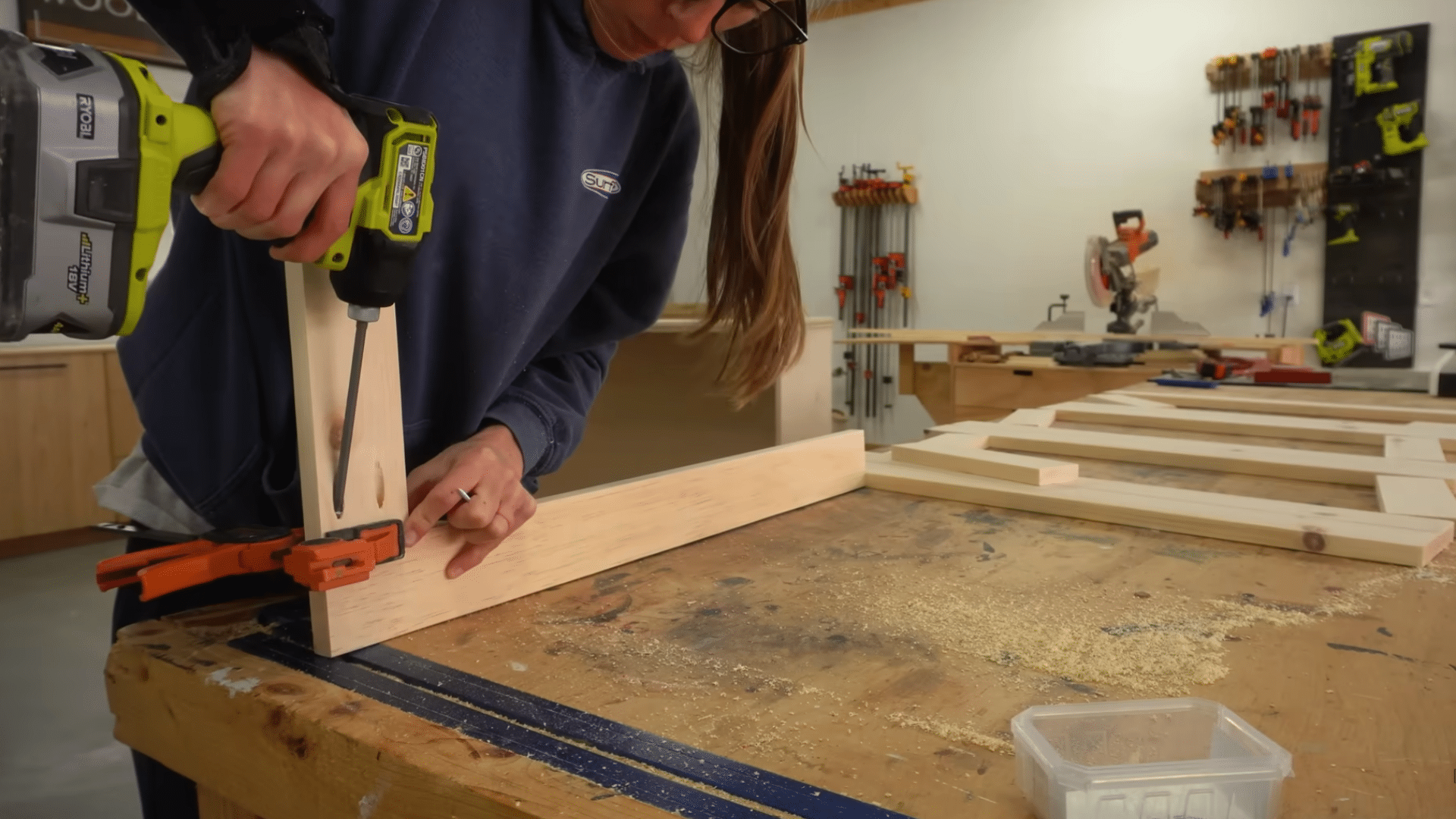 5. Build the Faux Door Front Frame