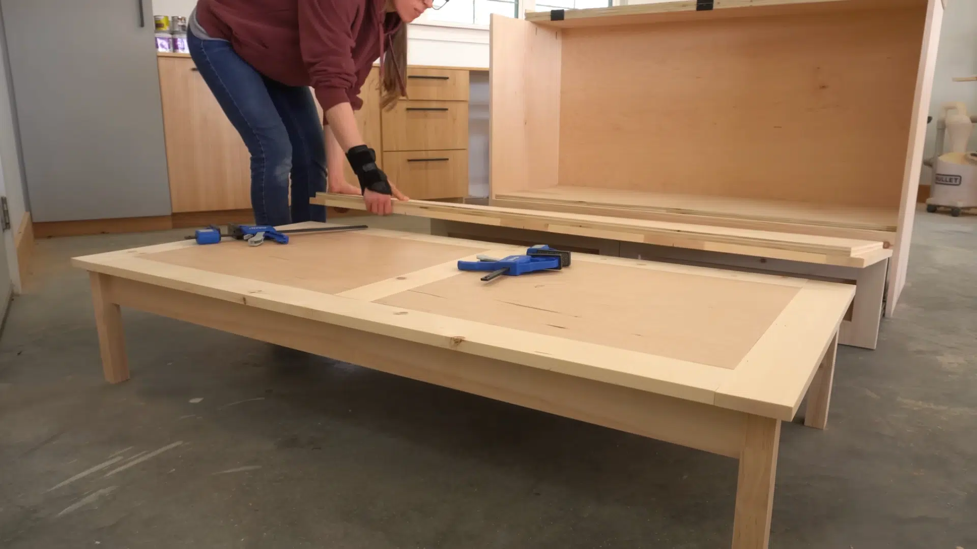 9. Add the Drawer Front and Connect the Foldout Frames