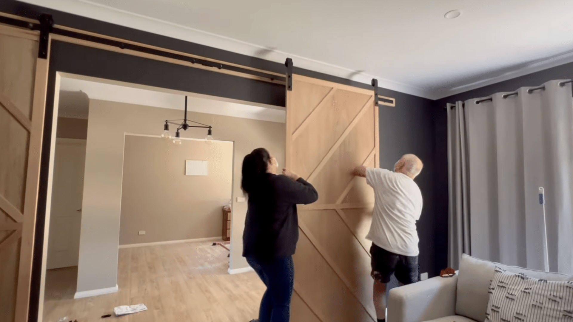 Step 10 Hang the Doors, Add Guides, and Install Handles