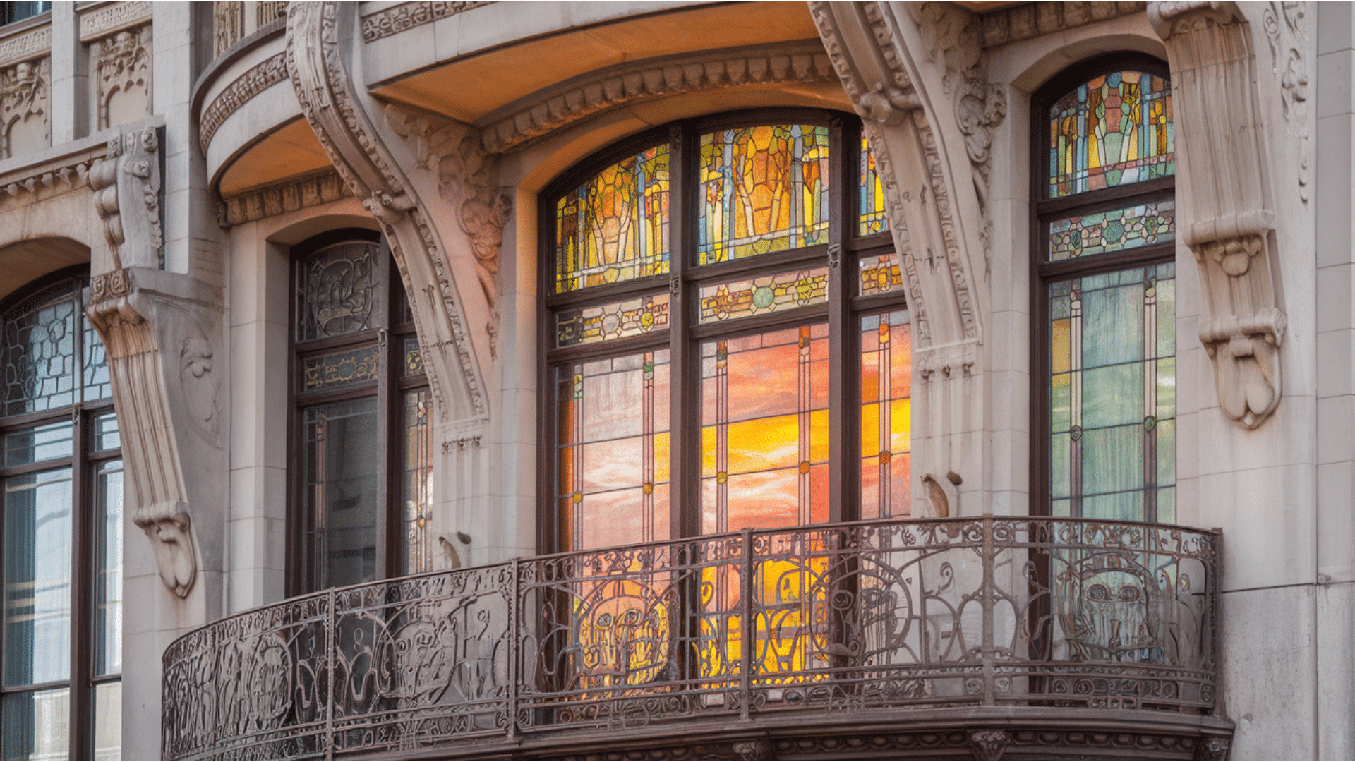 Use of Iron Glass and Natural Materials