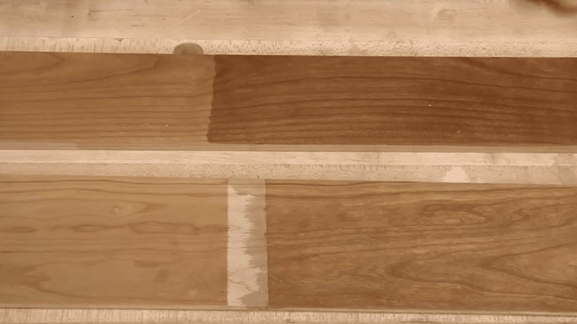 apply a finish to reveal the true color