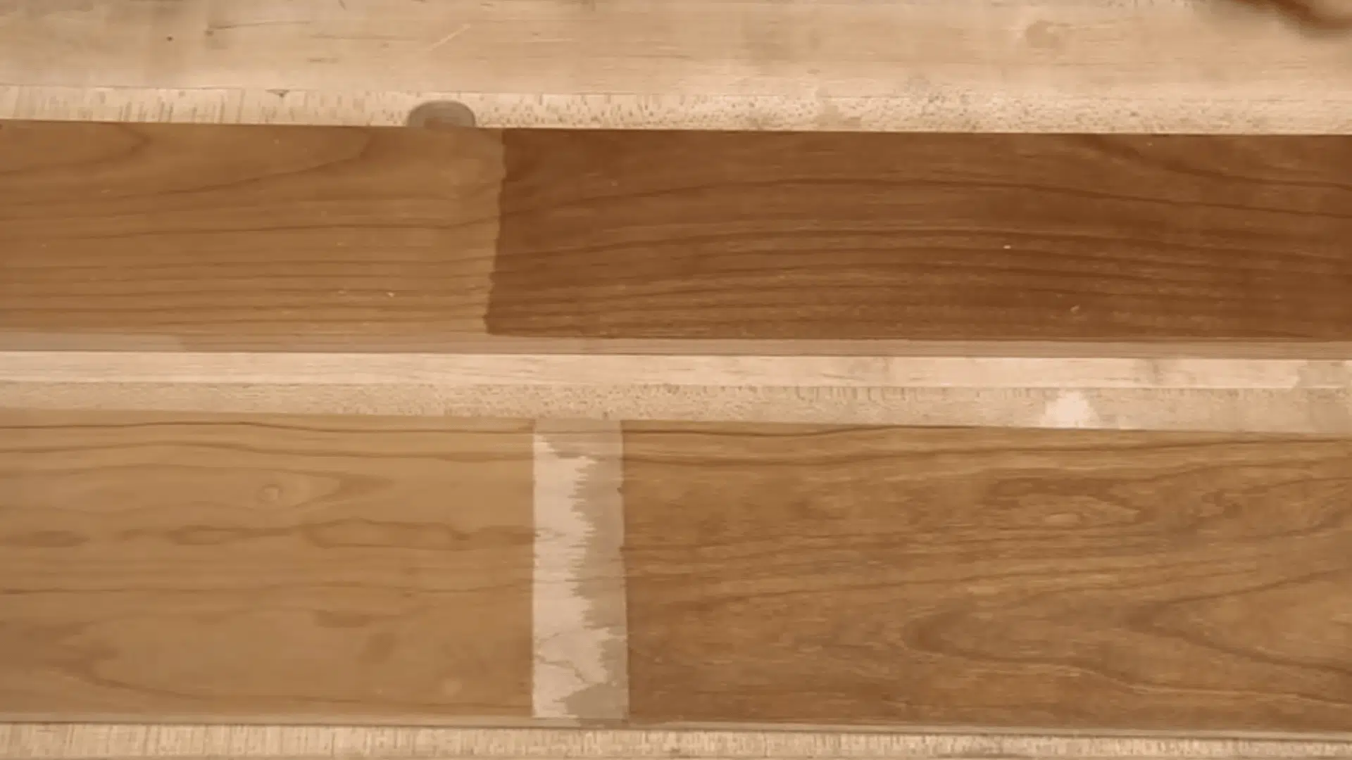 apply a finish to reveal the true color