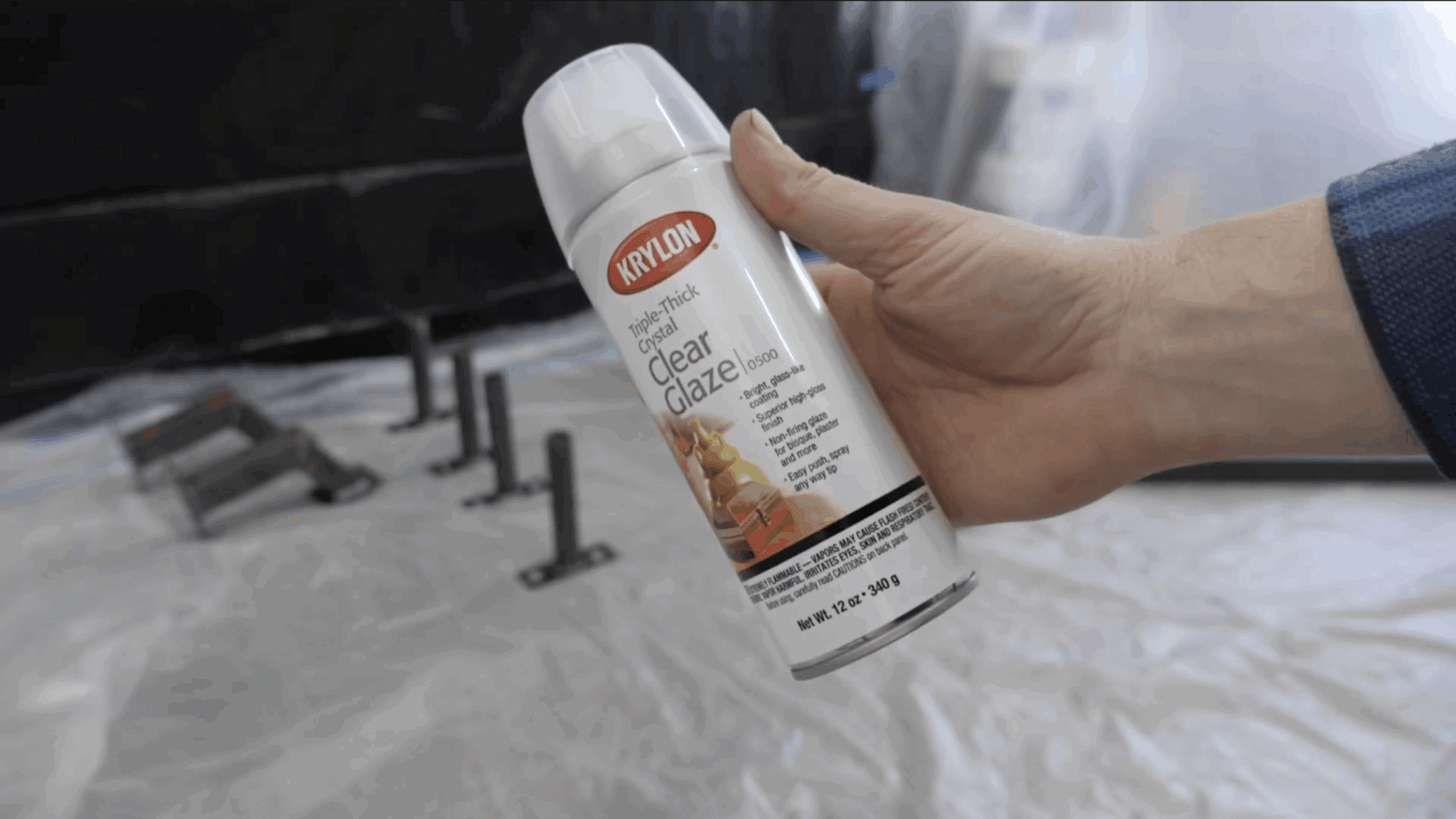 apply clear protective finish