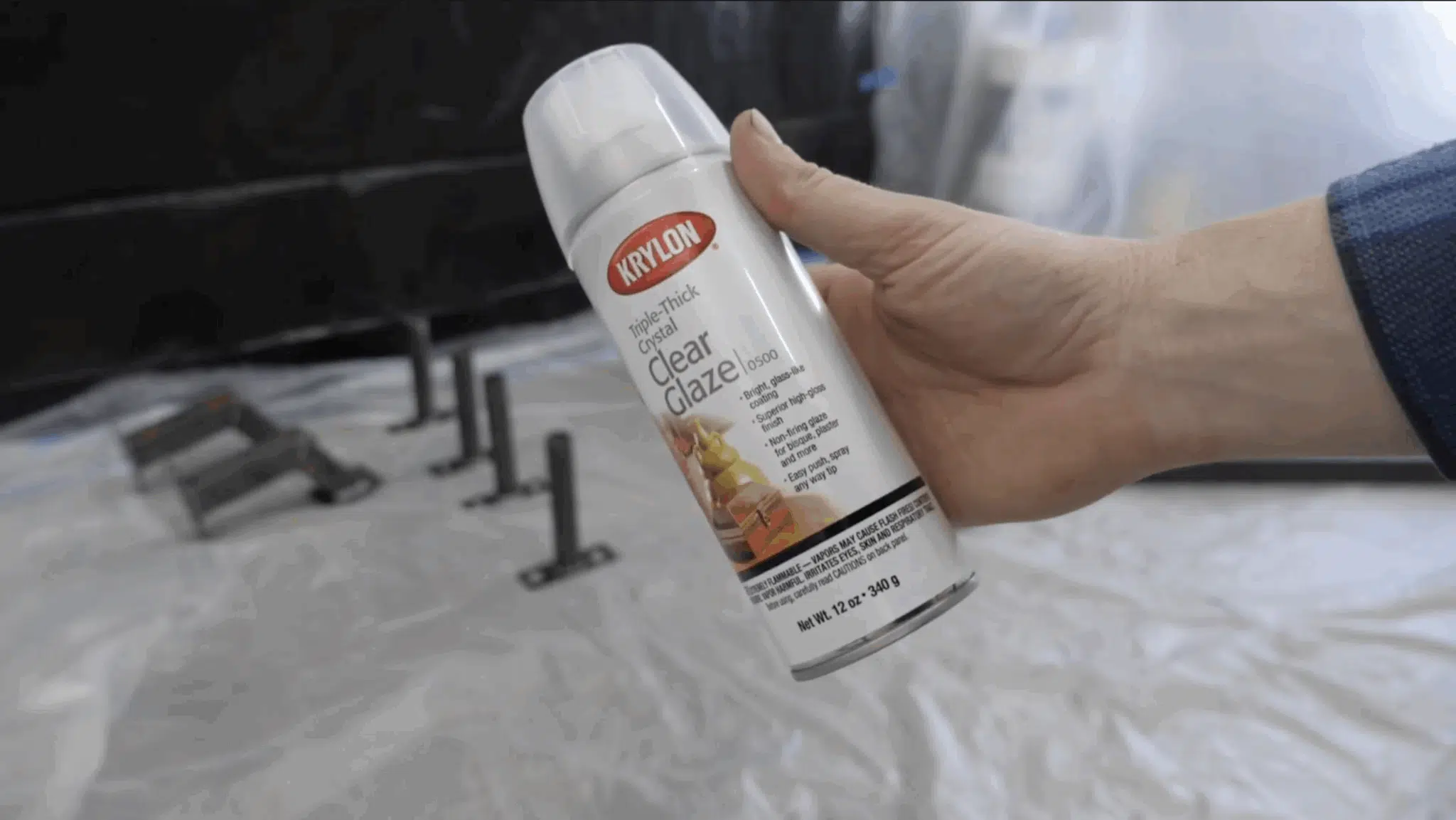 apply clear protective finish