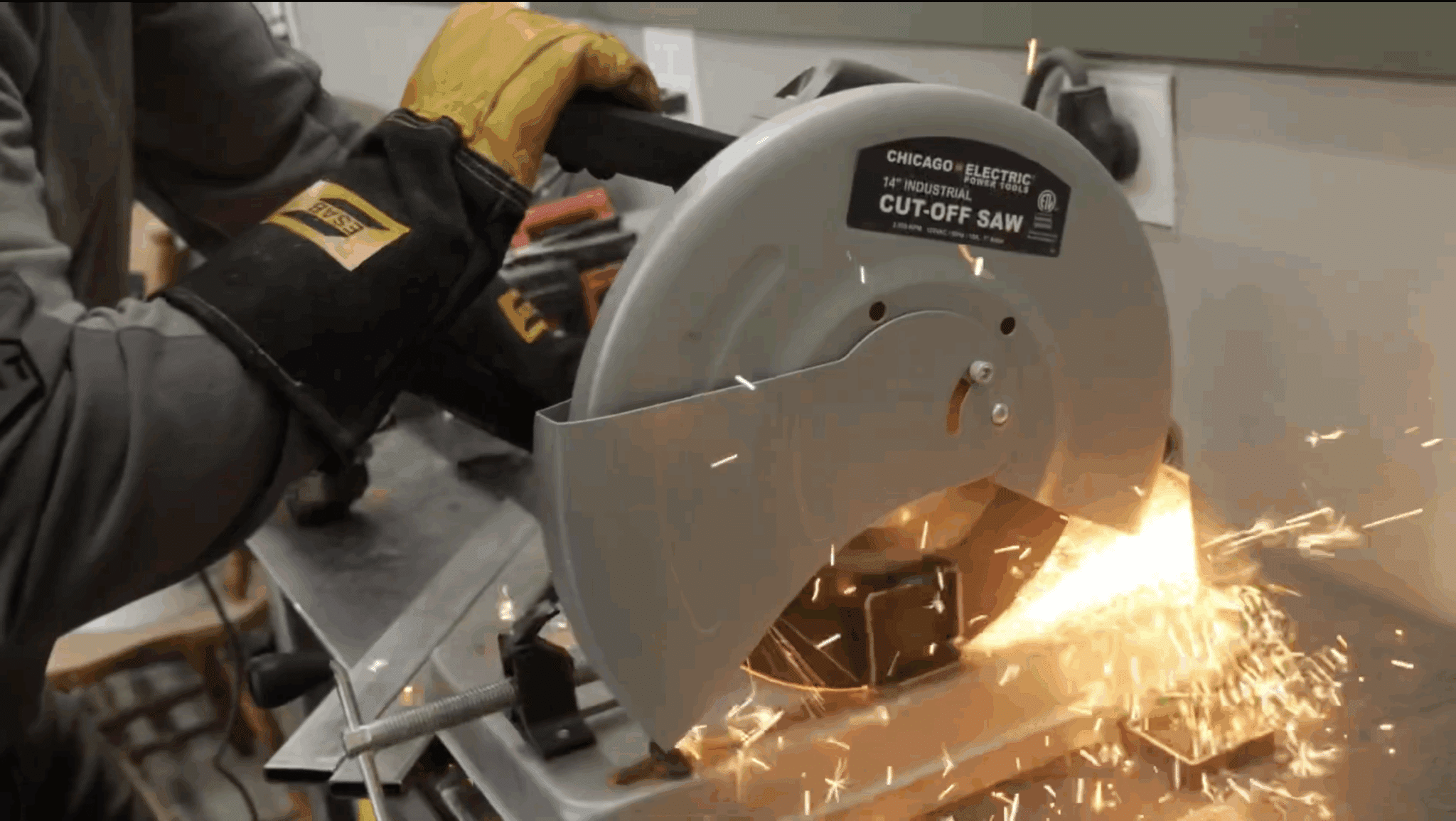 cut all steel pieces