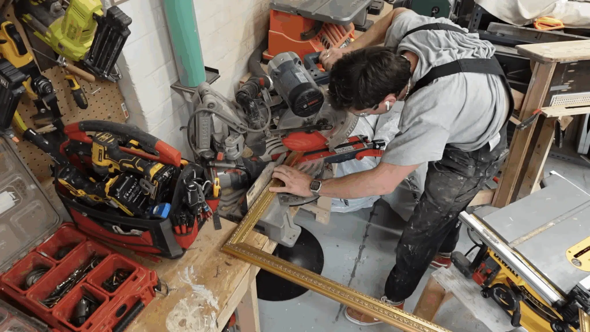 cut the frame to fit