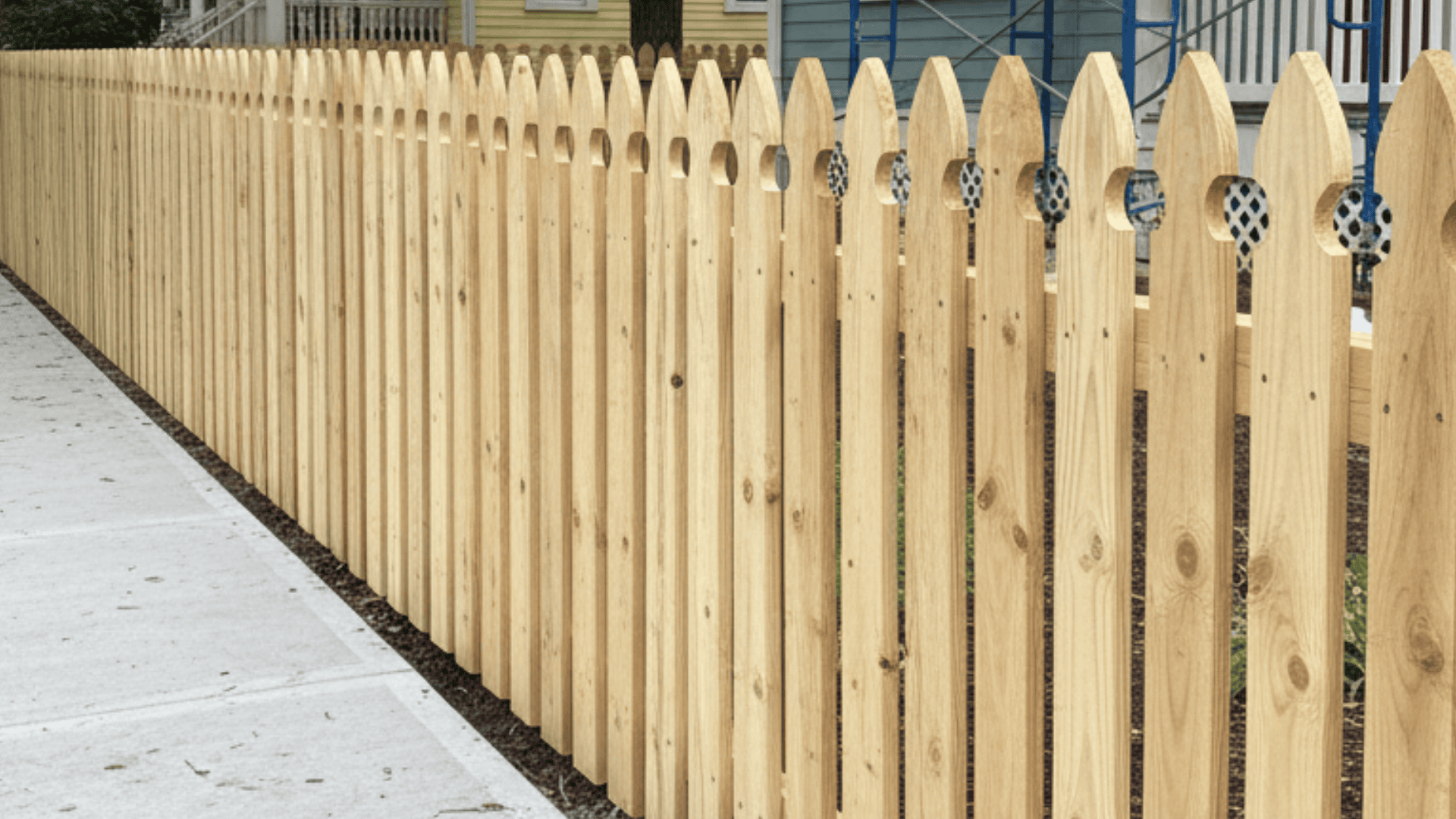 gothic wood fence styles