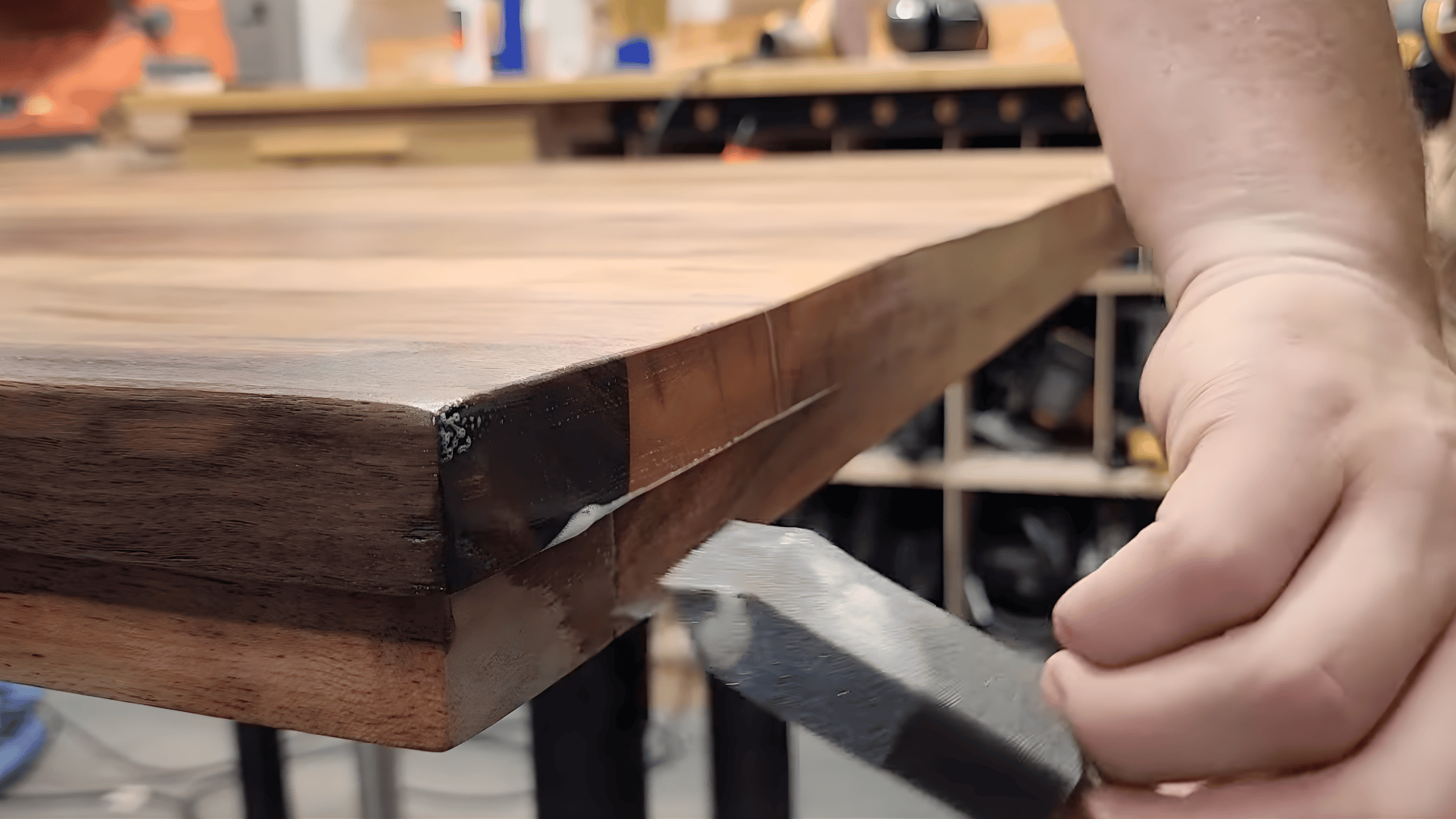 how to refinish a table with stain