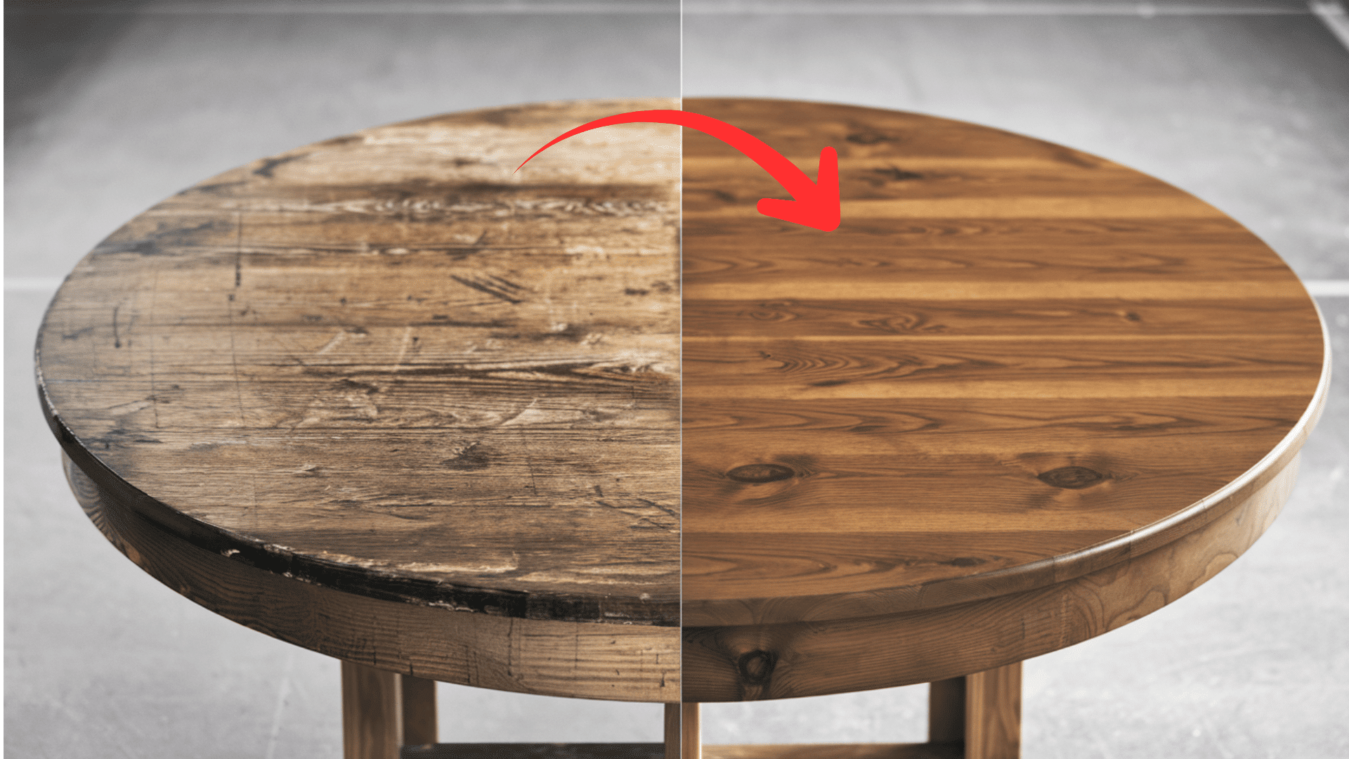 how to refinish a table