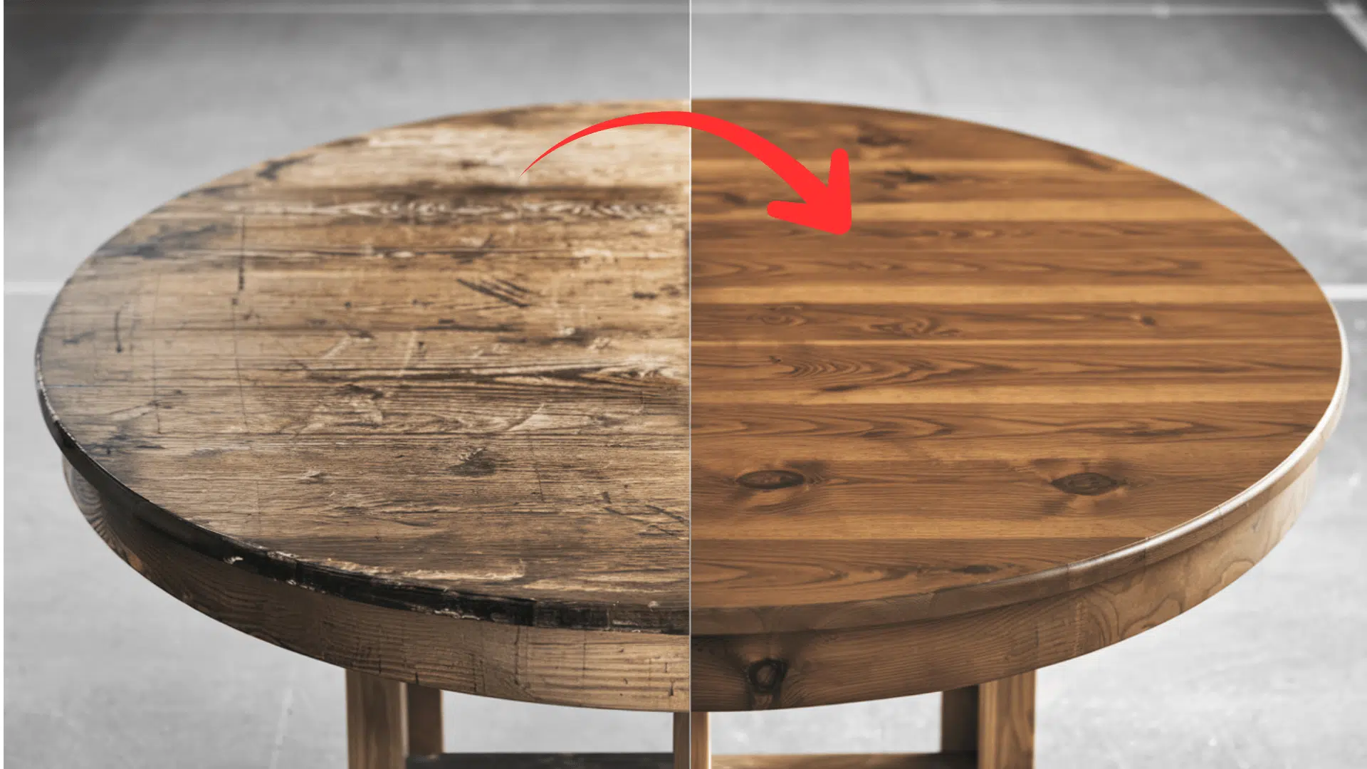 how to refinish a table