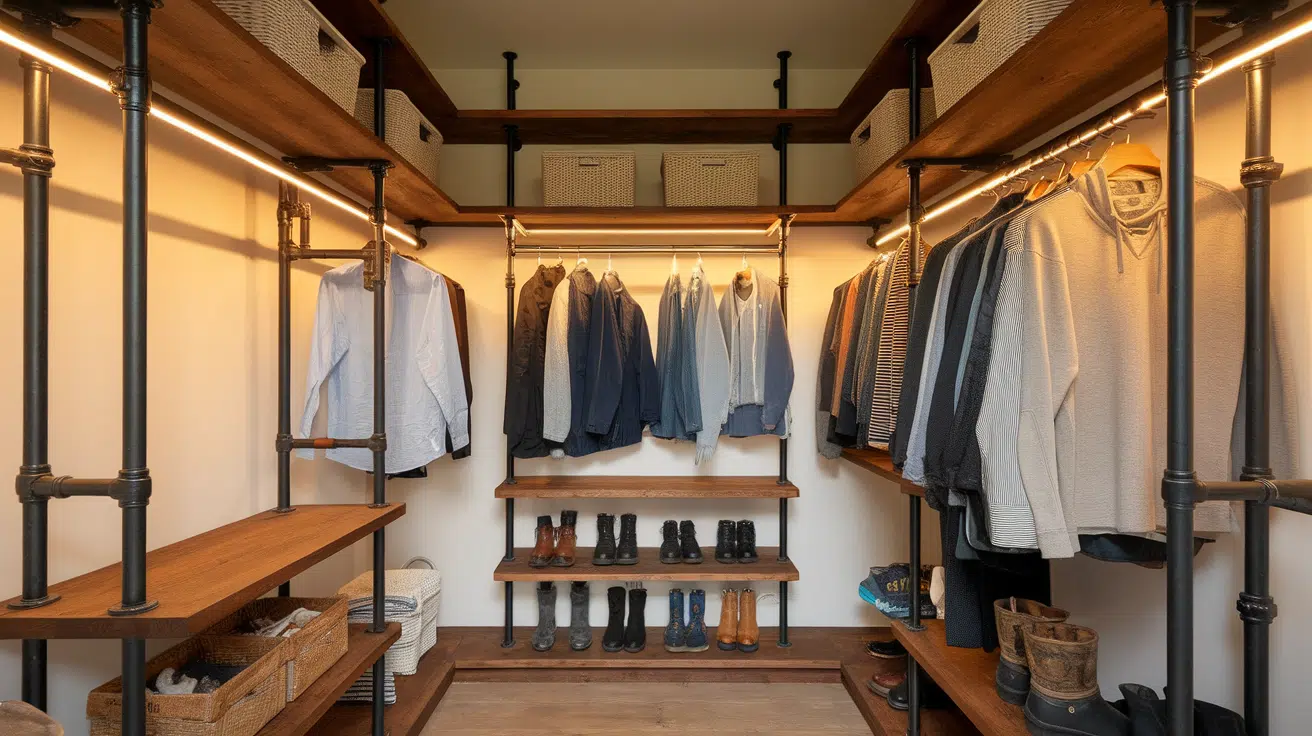 industrial pipe shelving