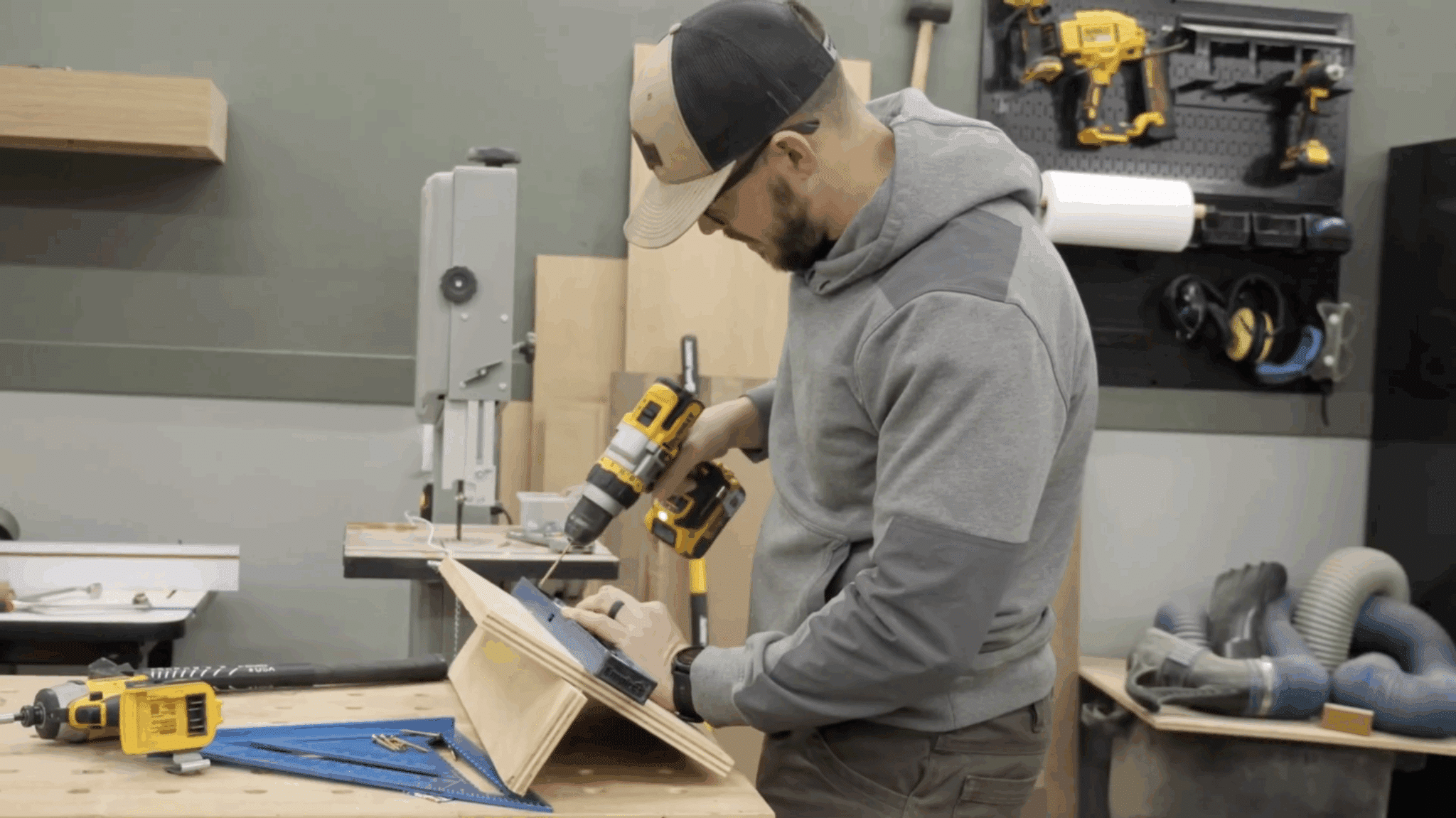 make the centering jig