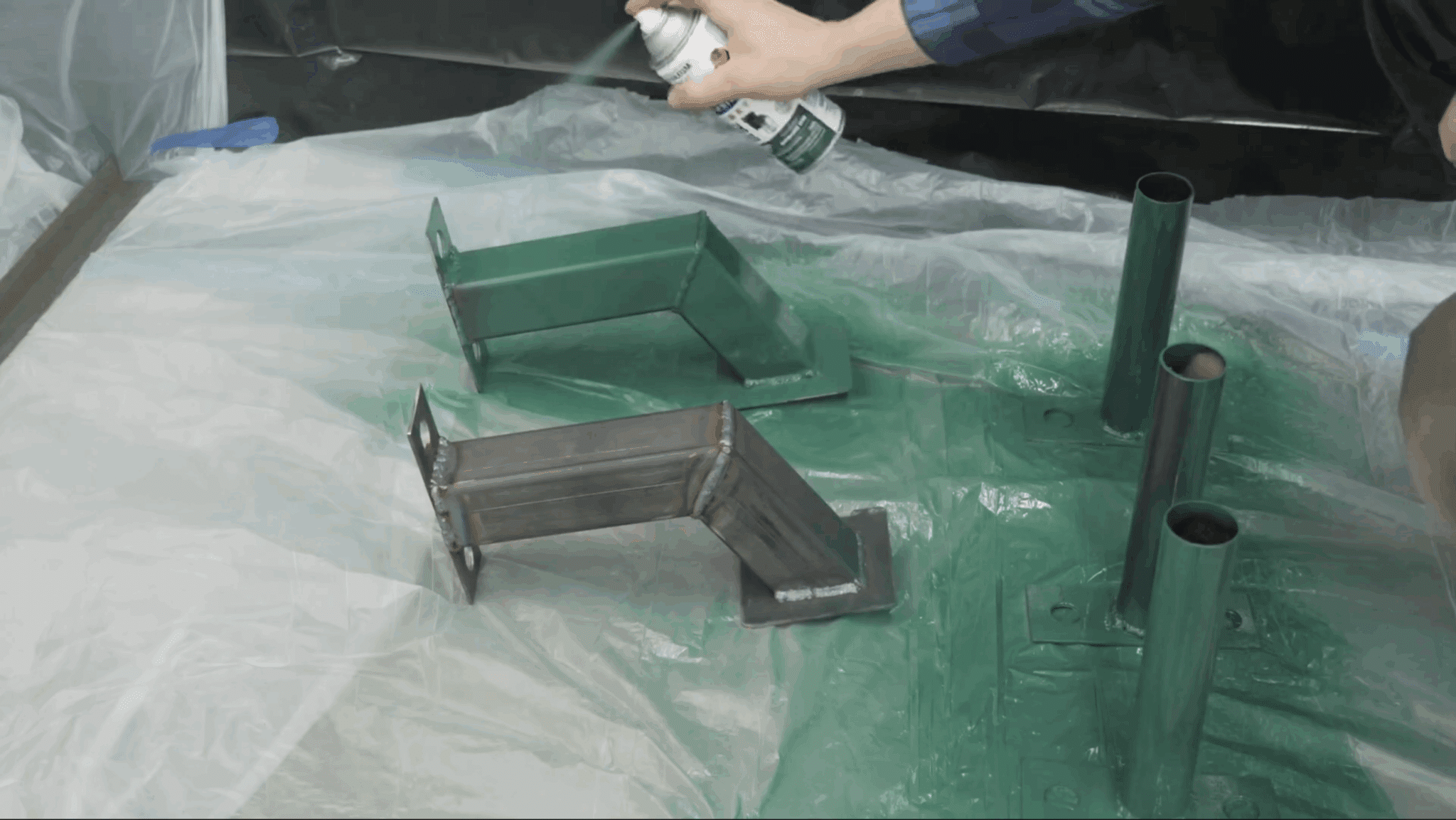 paint the entire rack