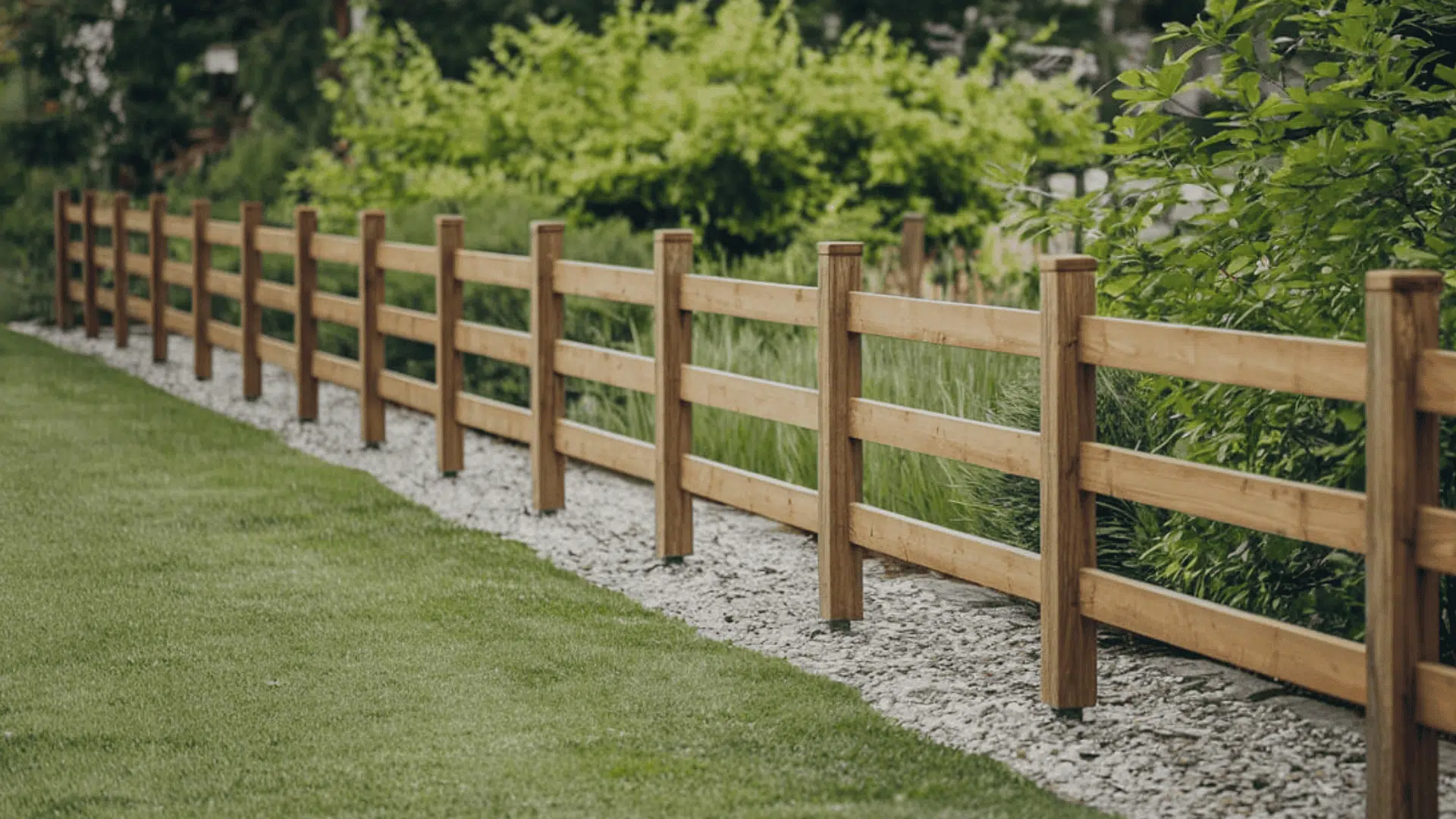 post and rail fence ideas
