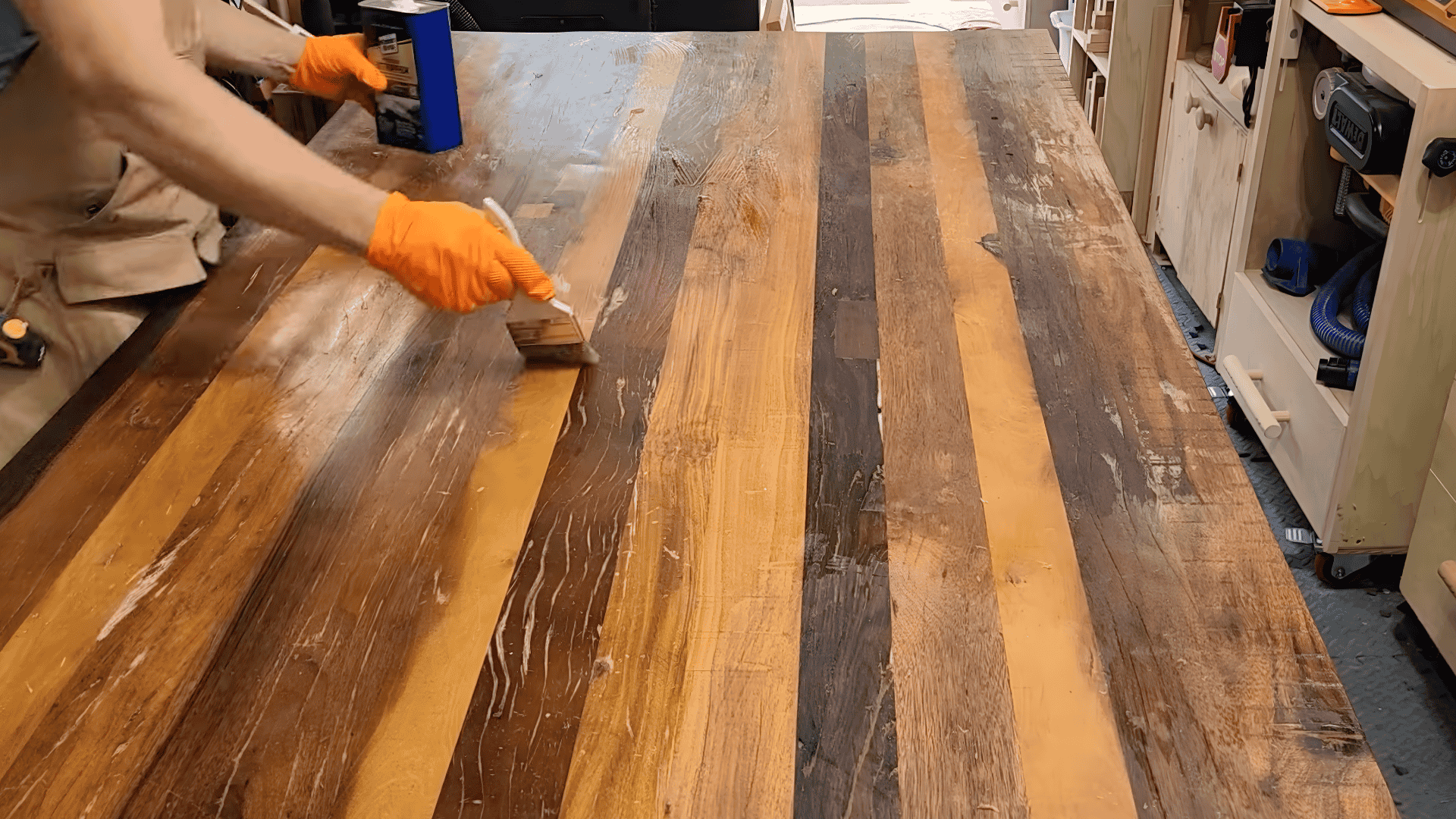refinishing table easy steps