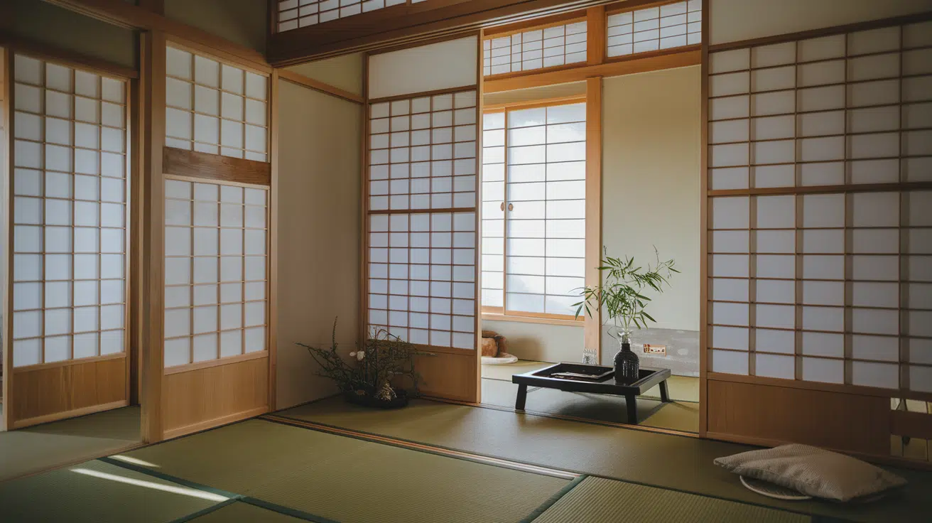 sliding doors and open spaces