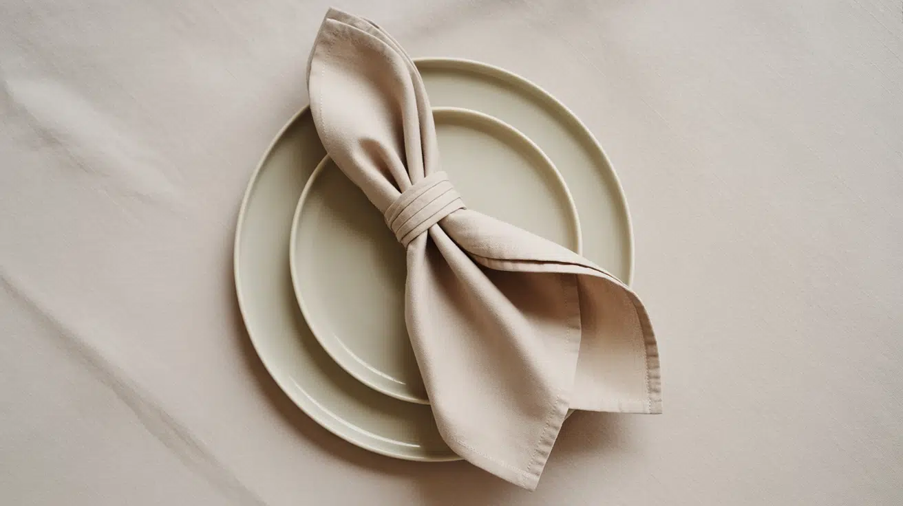 top down flat lay photo of a neatly fold