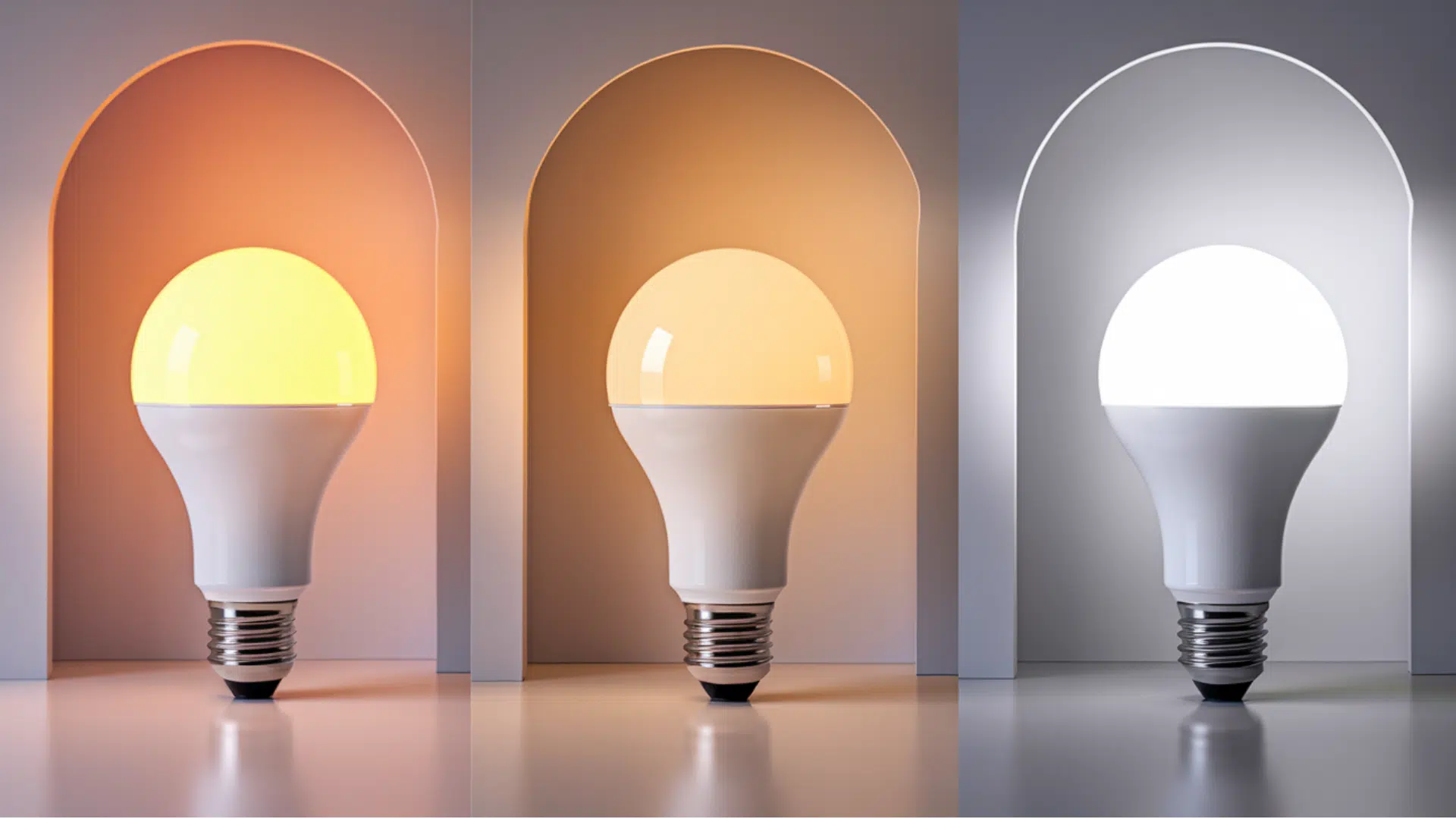 cool white vs soft white vs warm white