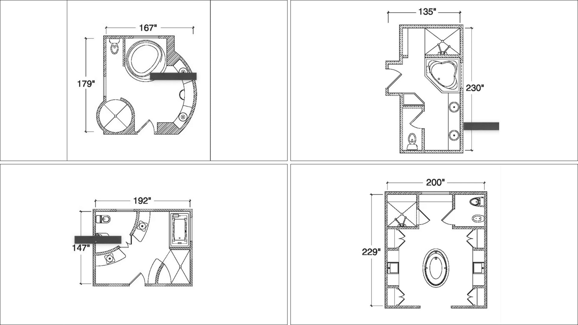 creative bathroom layouts for a better space (2)