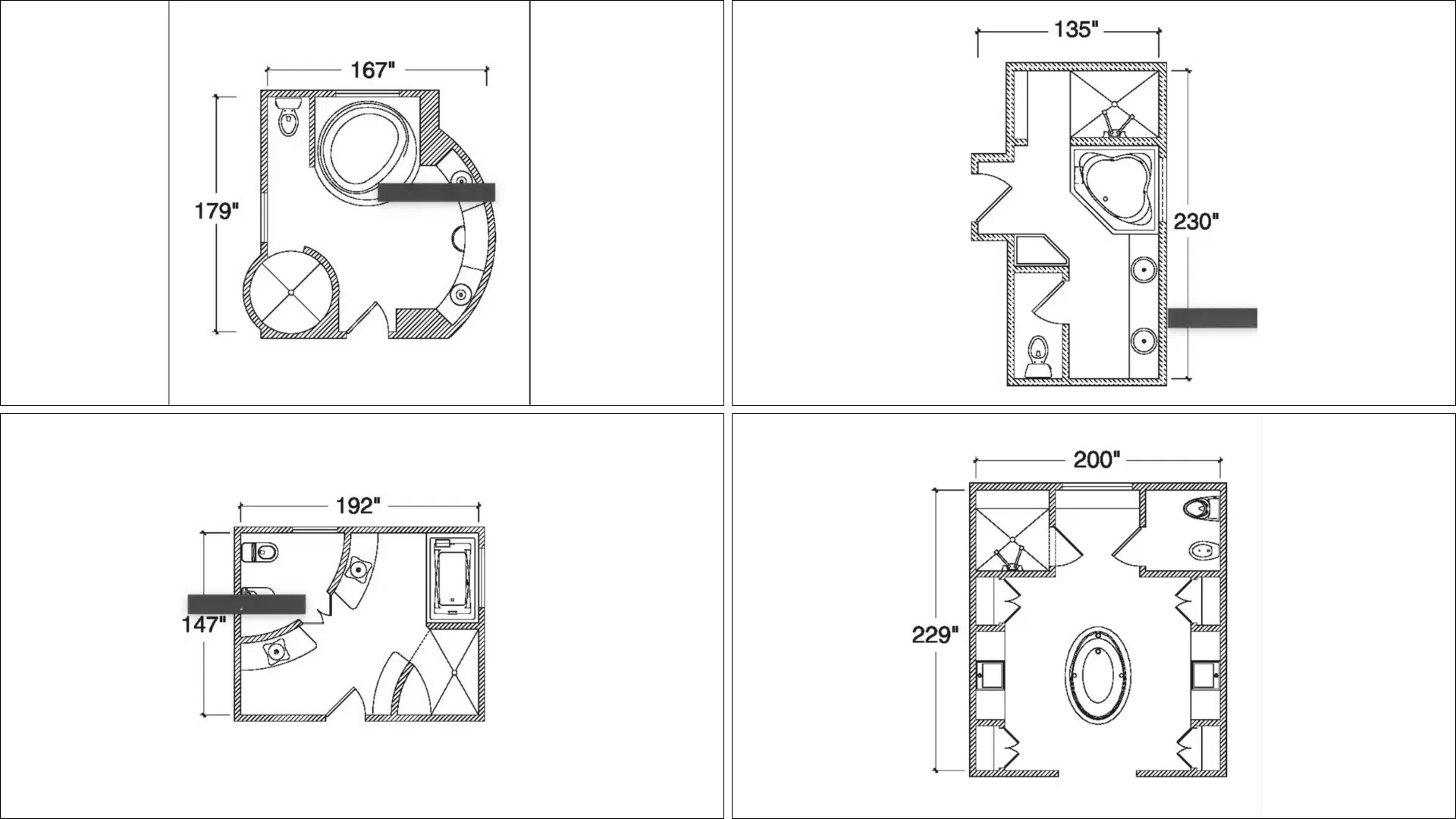 creative bathroom layouts for a better space (2)