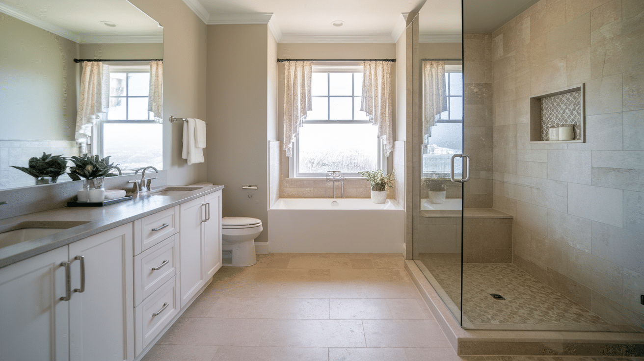 curbless walk in showers