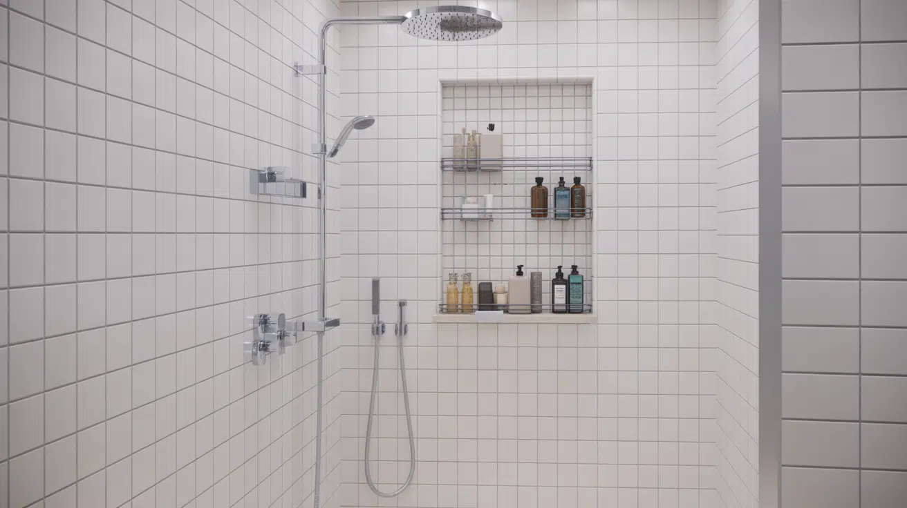 shower niche organizer
