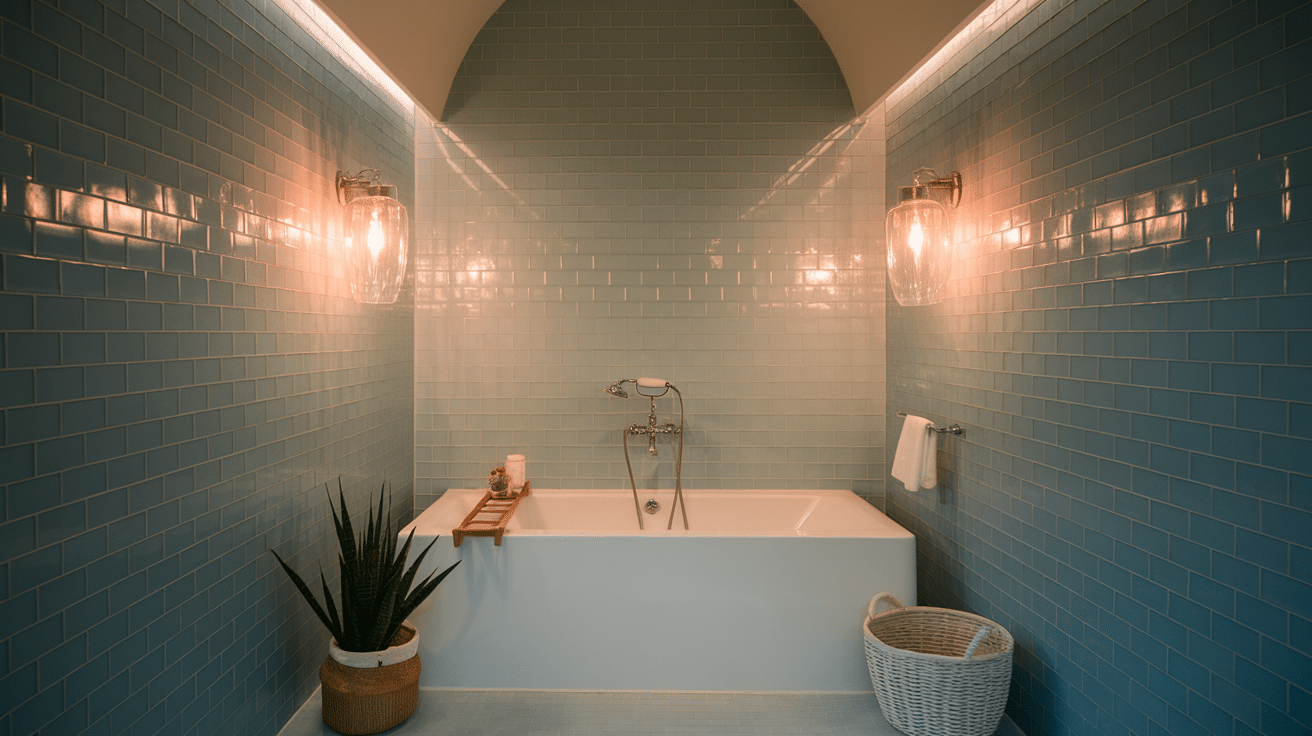 soft spa inspired lighting