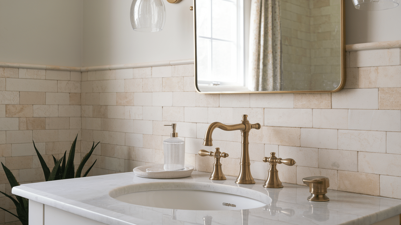 vintage style brass hardware