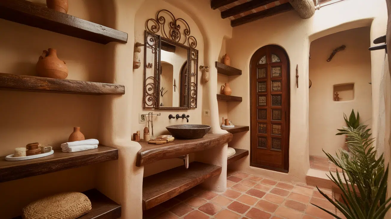 rustic mediterranean look