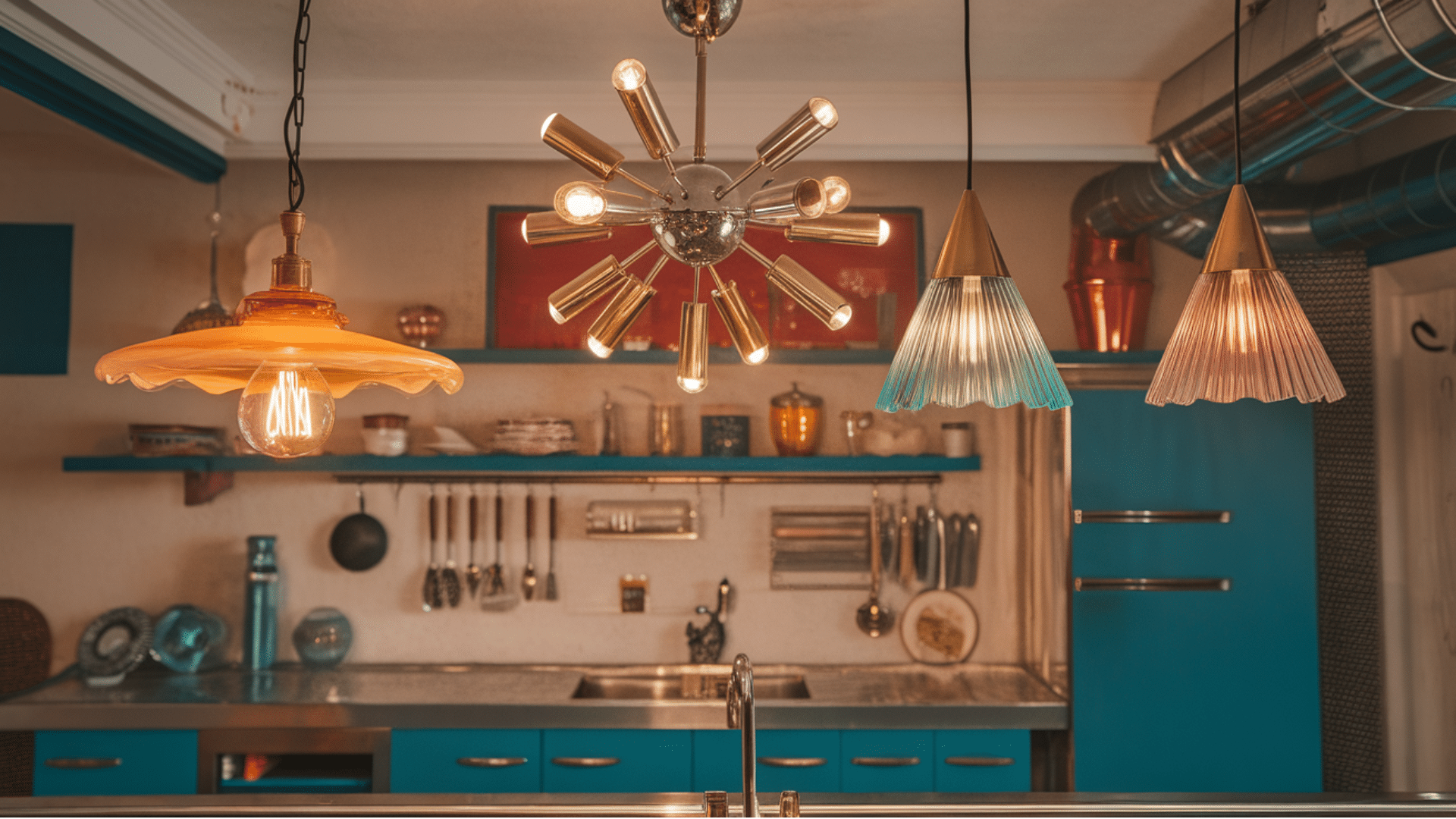 sputnik, cone, or retro pendant lighting